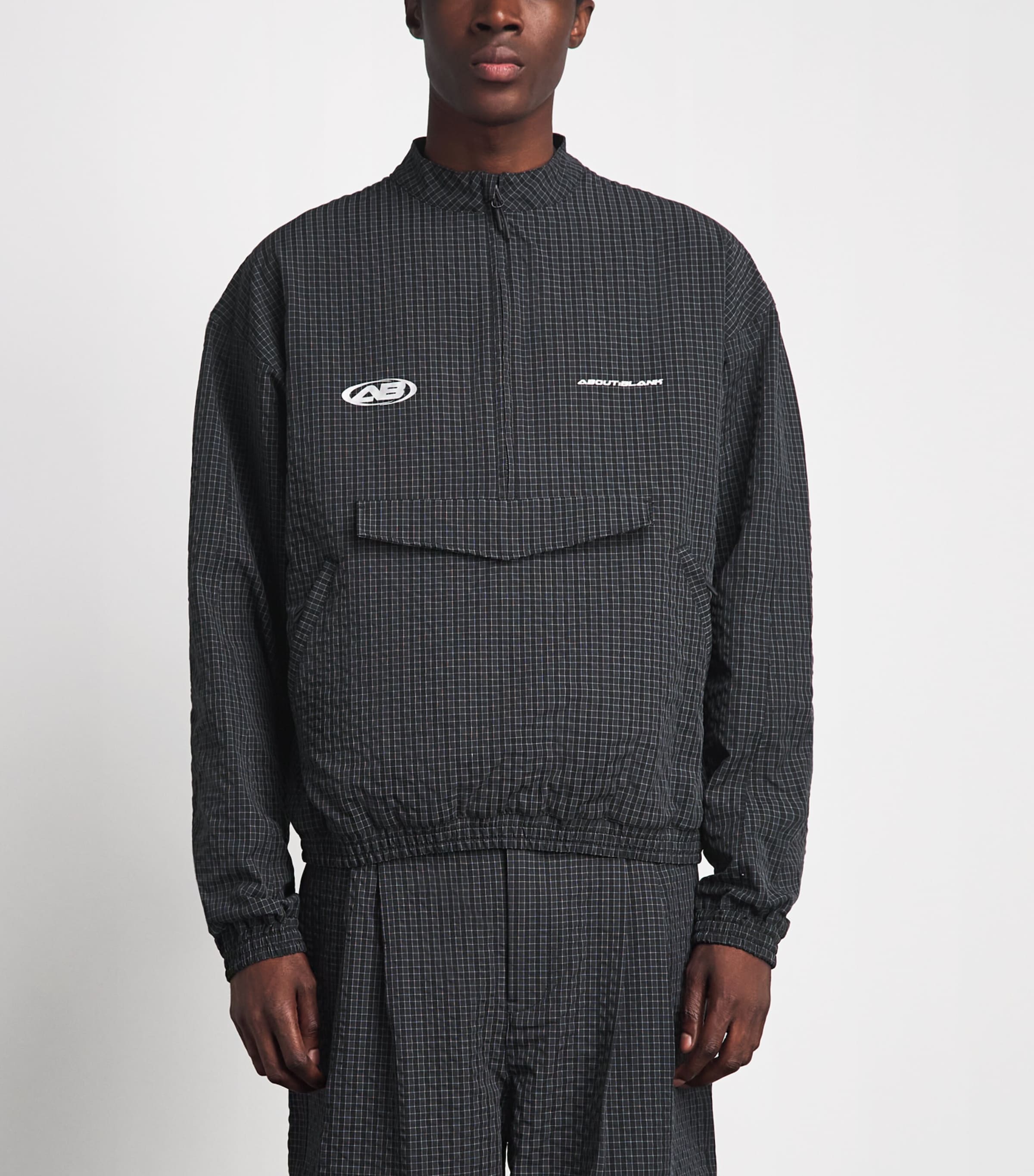 about:blank Mens Overhead Oblique Jacket Navy Check Image 4
