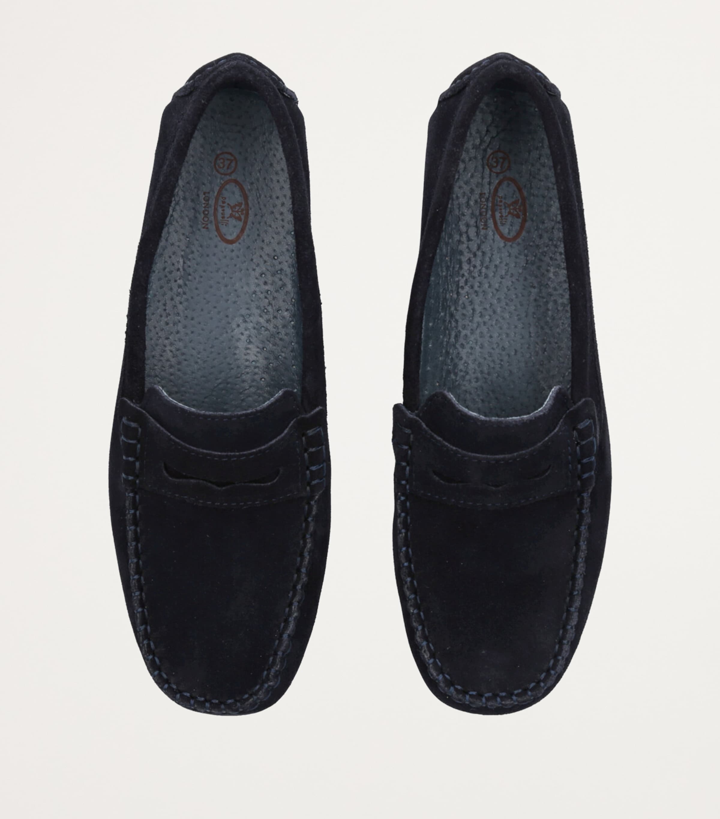 Suede Felix Loafers NAVY Image 4