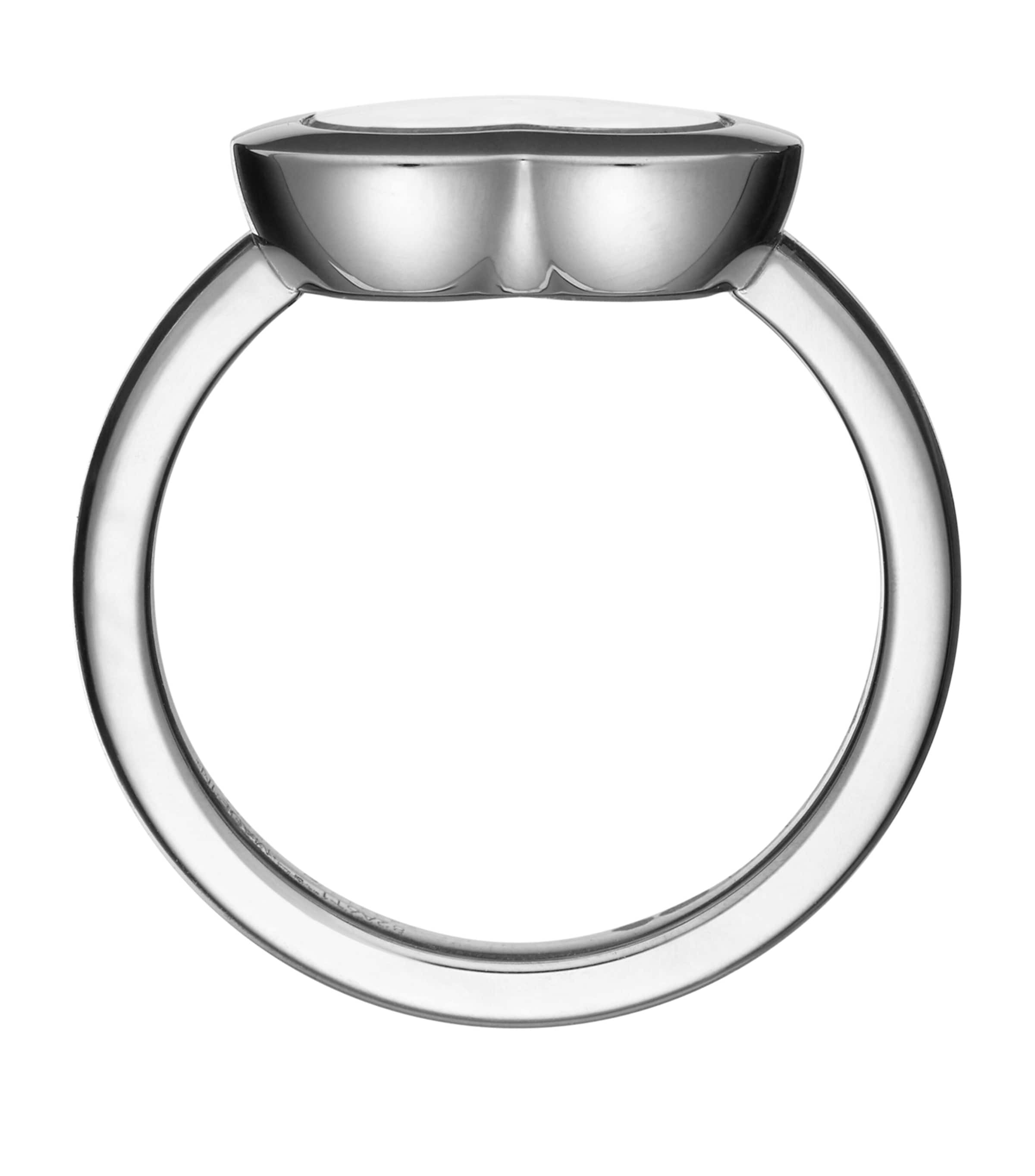 White Gold and Diamond Happy Diamonds Icons Ring Image 2