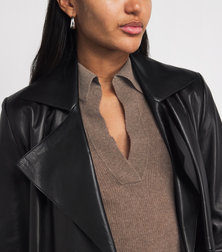 Wool-Cashmere Simone Polo Sweater 5131 MSHRM Image 6