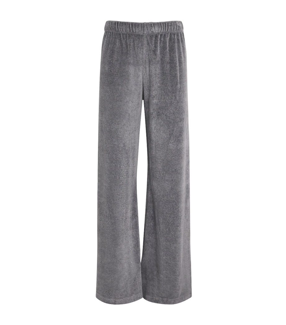 Cotton-Blend Zephyra Sweatpants CHARCOAL HEATHER Image 1
