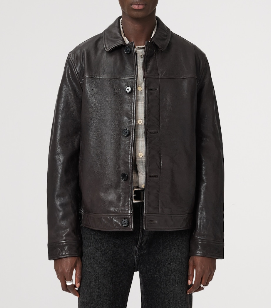 Leather Nates Jacket TRAIL BROWN Image 4
