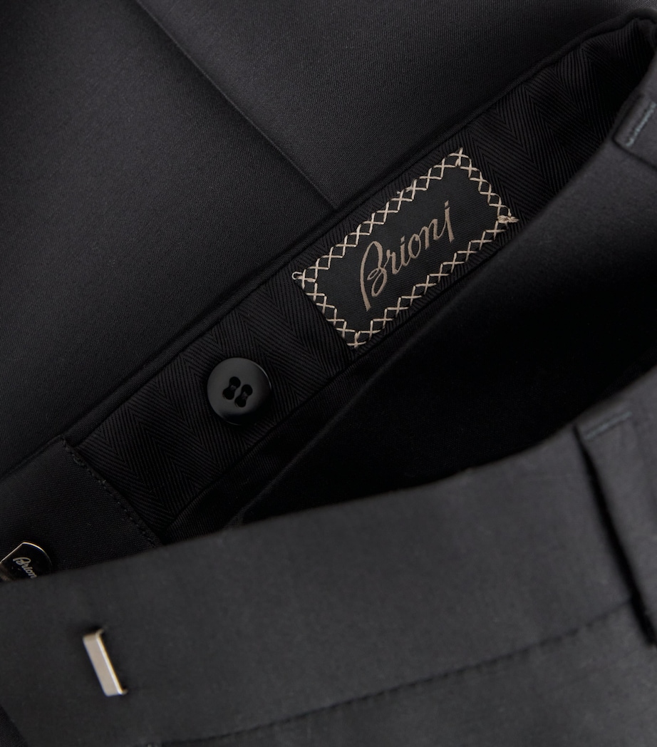 Wool-Silk Slim Trousers 1000 Image 5