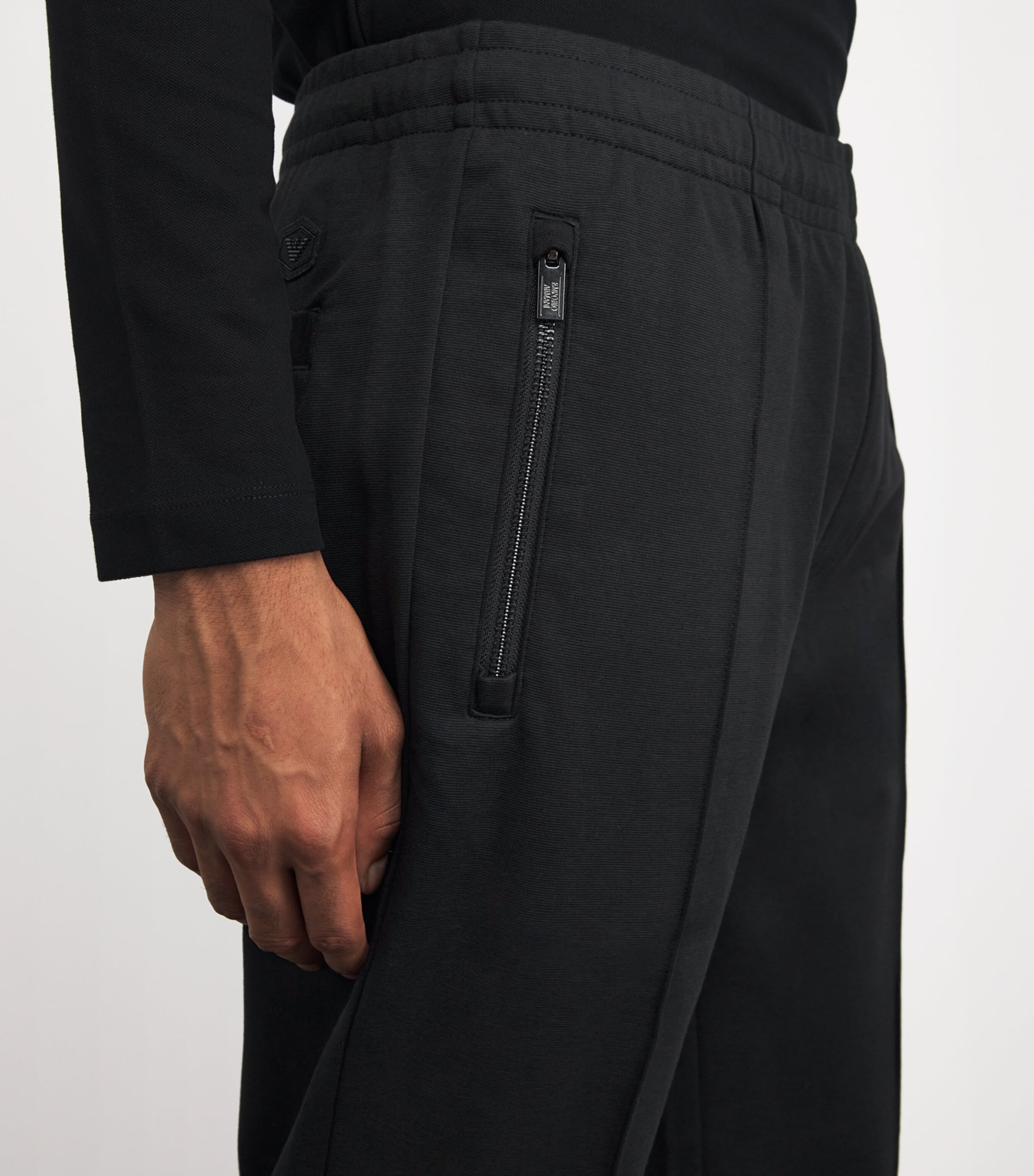 Cotton-Blend Zip-Pocket Sweatpants 999 Image 6