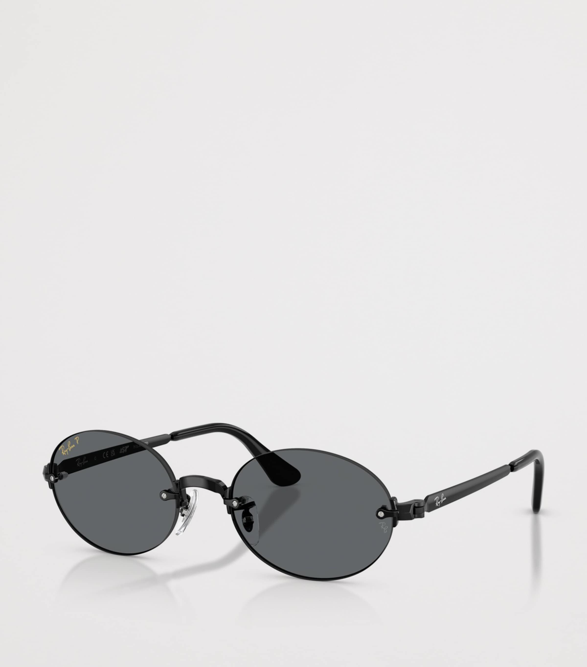 Ray-Ban By A$AP Rocky Oval Sunglasses Black Image 2