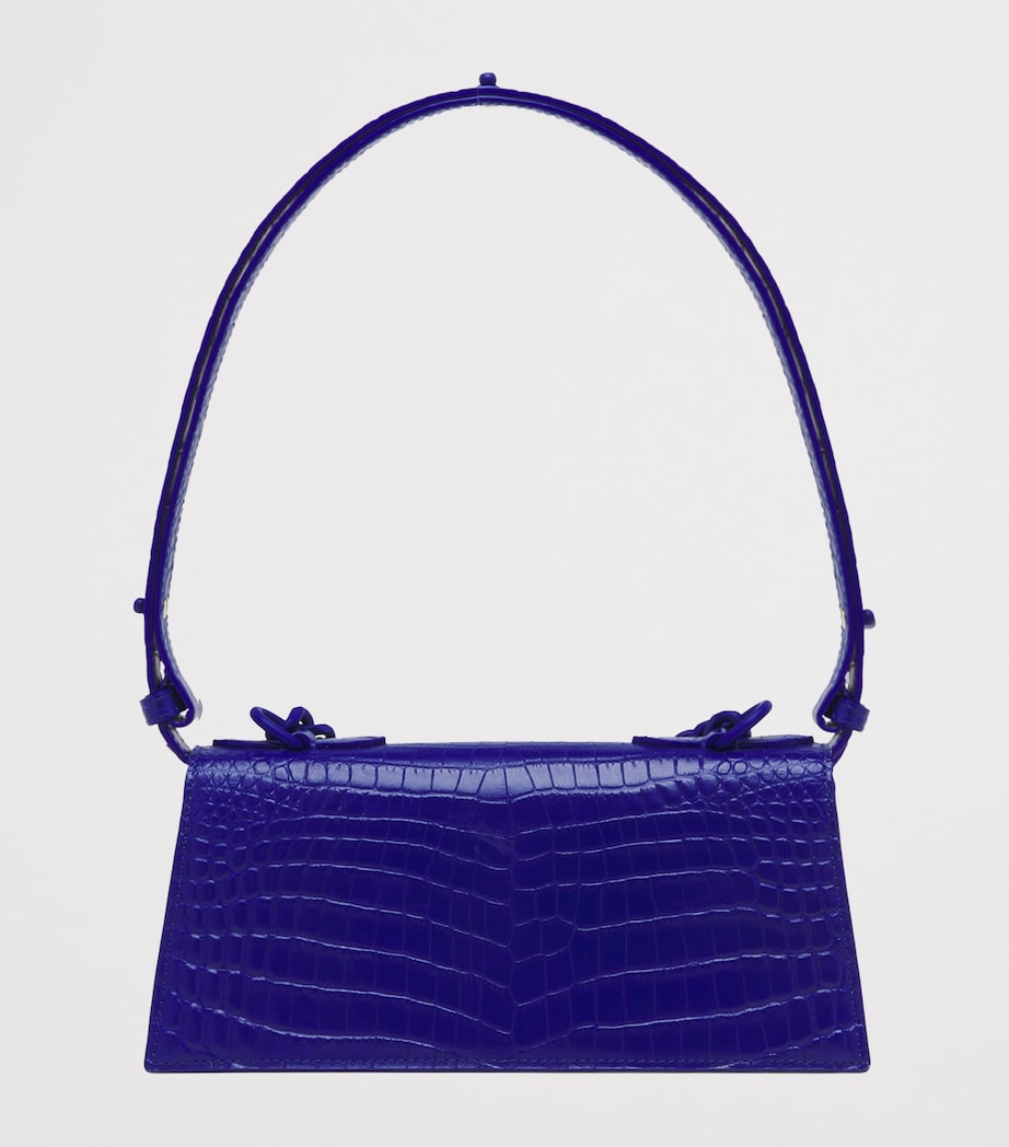 Leather Skull Four-Ring Top-Handle Bag 4134 Image 3