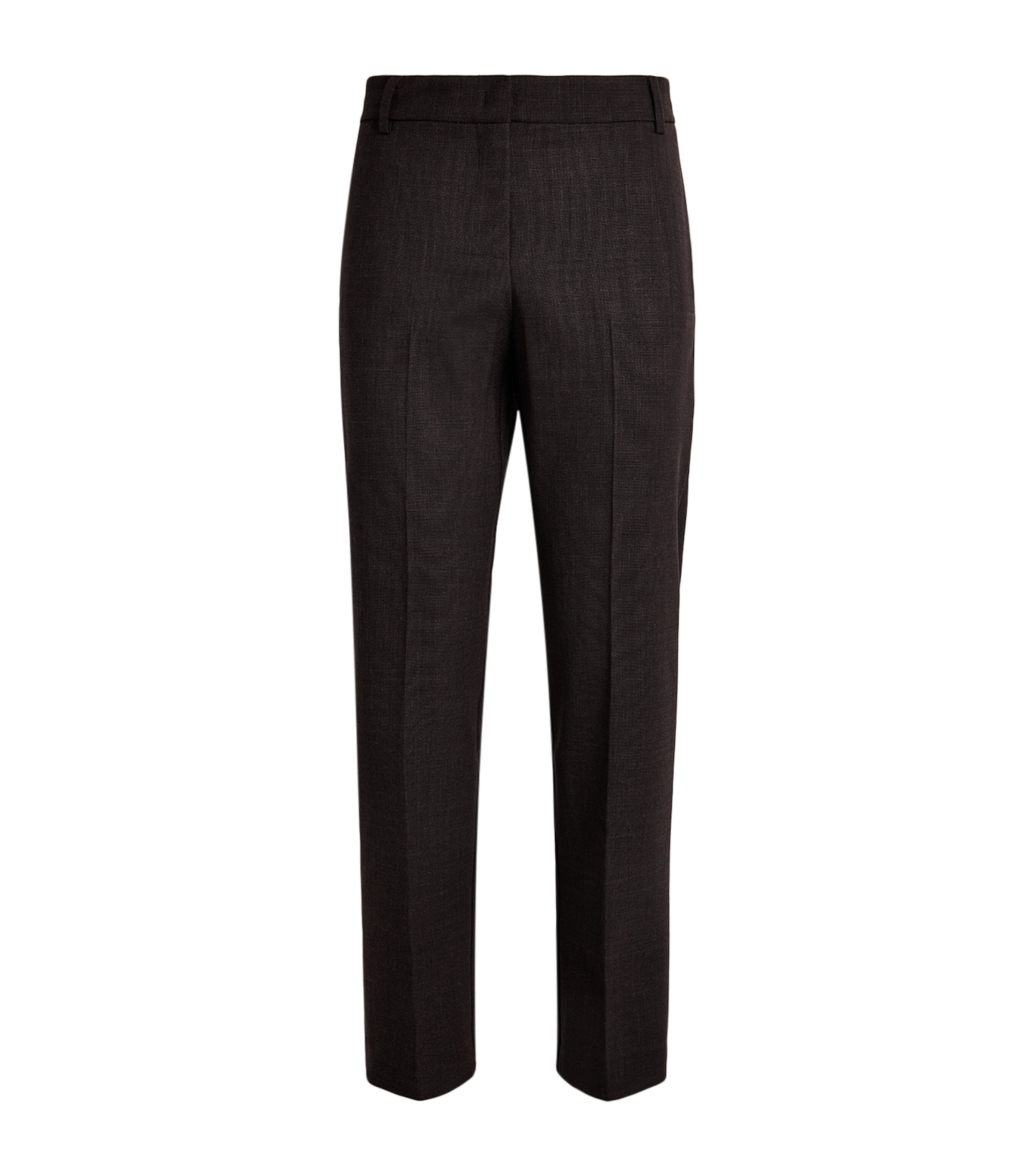 Max & Co Tailored Cigarette Trousers In Brown
