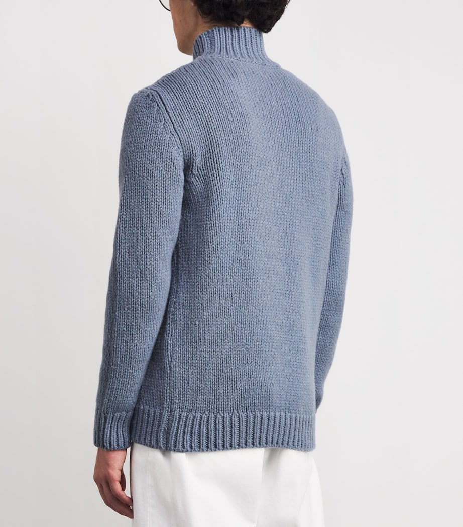 Wool High-Neck Sweater ZUCCHERO Image 4