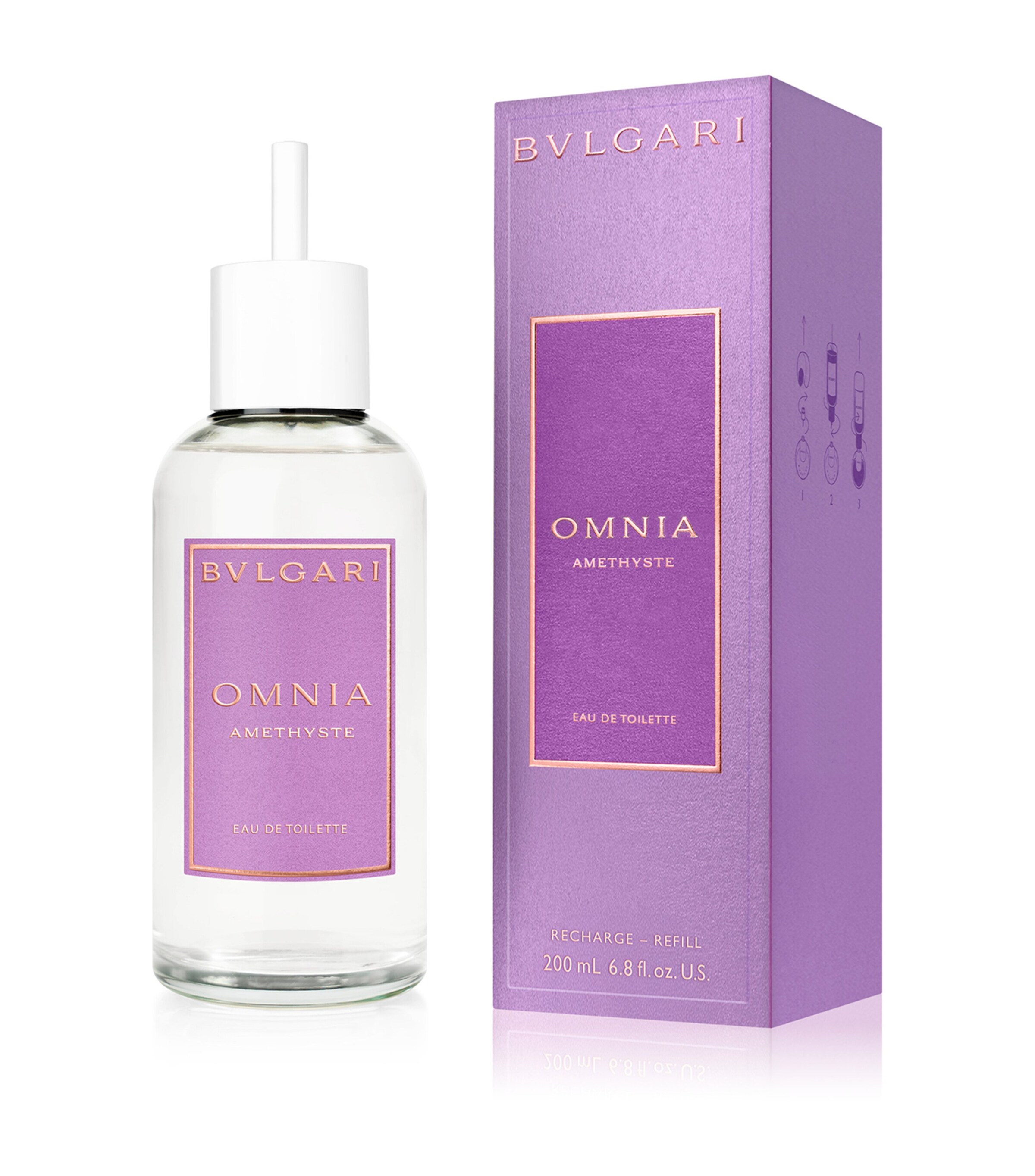 Bvlgari Omnia Amethyste Eau de Toilette – Refill (200ml) | Harrods US