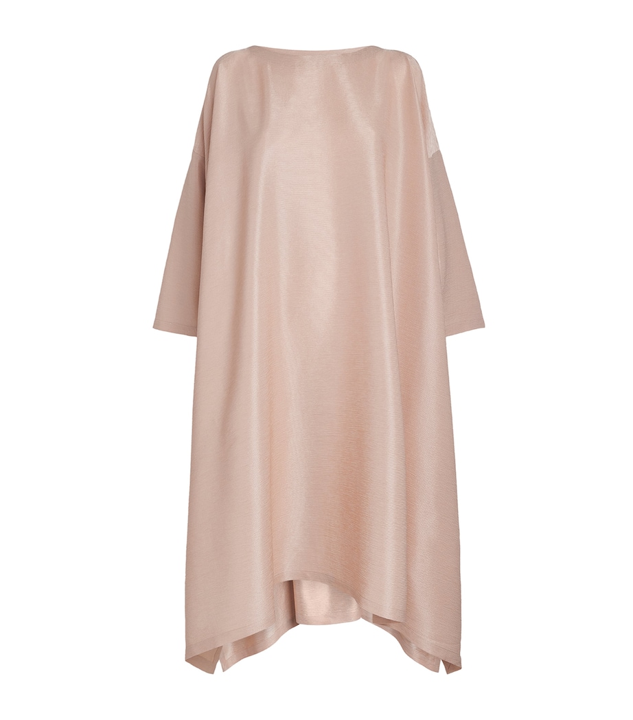Eskandar Womens Silk Plissé Midi Dress Rosepowder Image 1