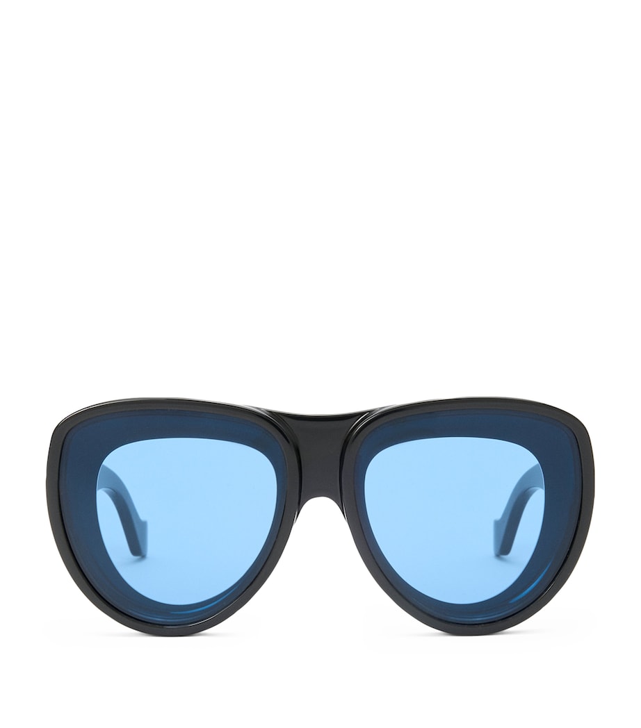 x Paula's Ibiza Aviator Sunglasses BLACK Image 1