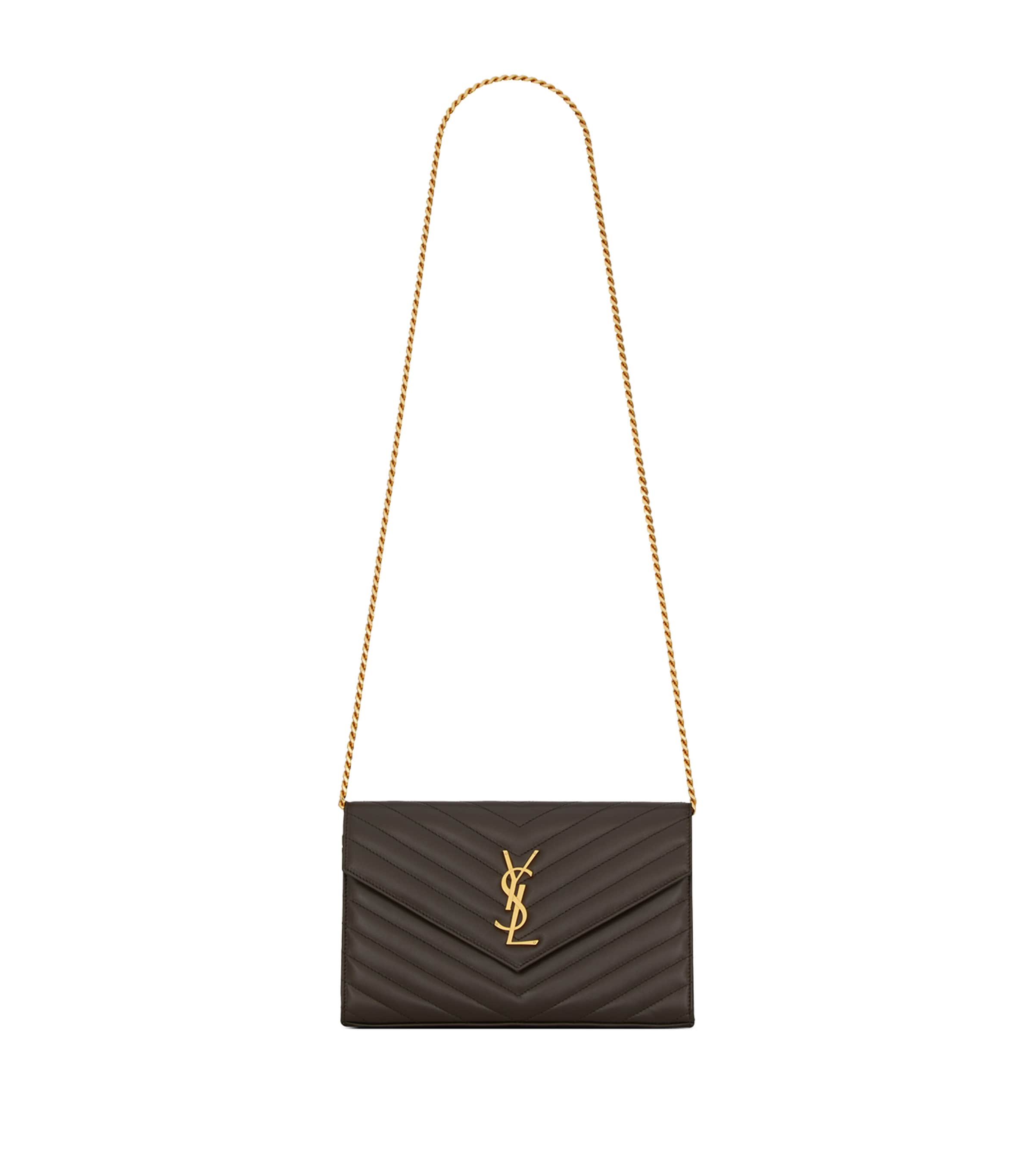 Saint Laurent Monogram Matelassé Envelope Wallet Bag Image 2