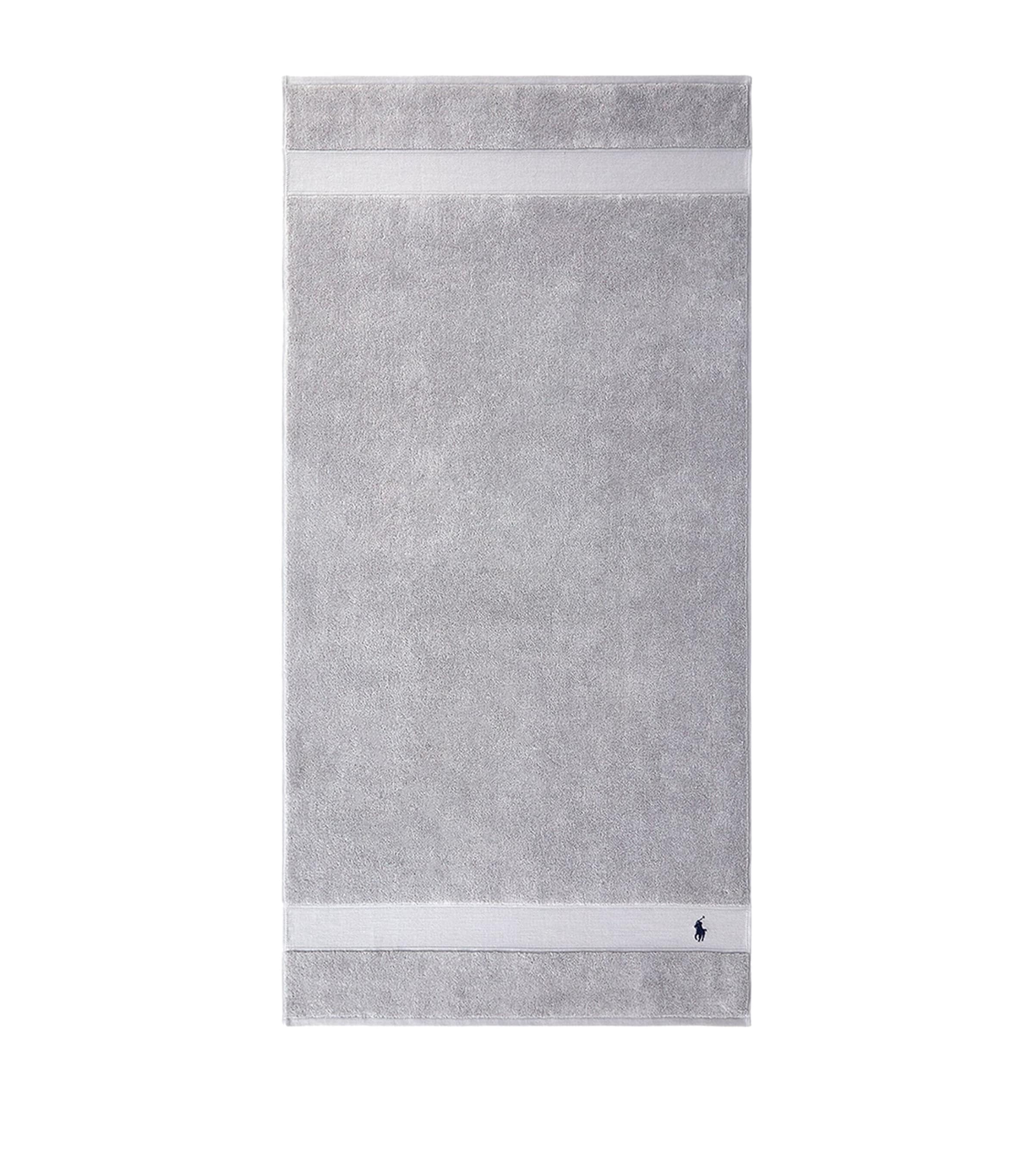 Polo Player Bath Towel (70cm x 140cm) ANDOVER HEATHER Image 2