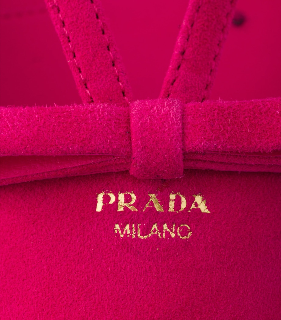 Prada Suede Slingback Pumps 75 Pink Image 7