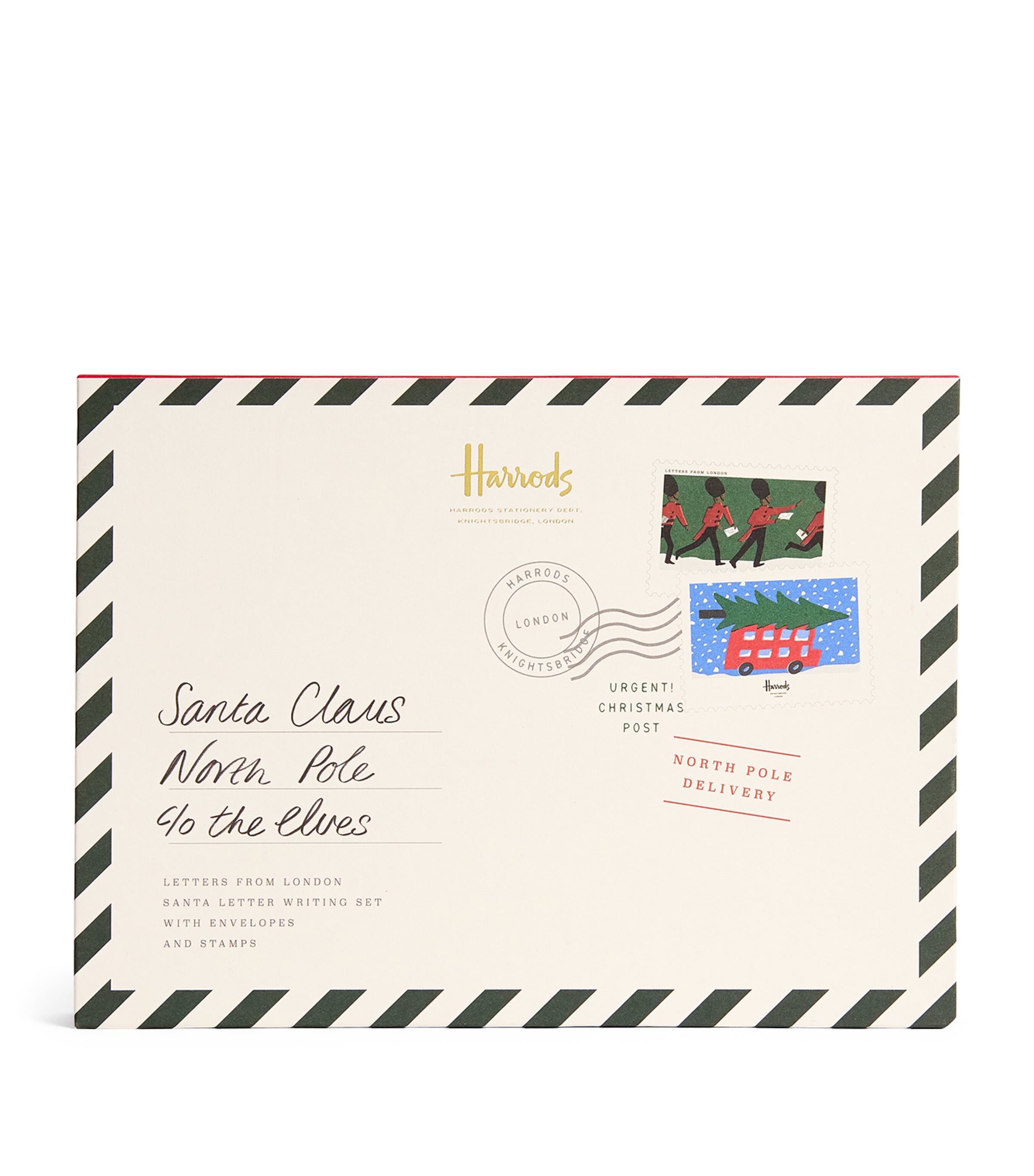 Harrods Set Of 10 Wish List Writing Cards In White