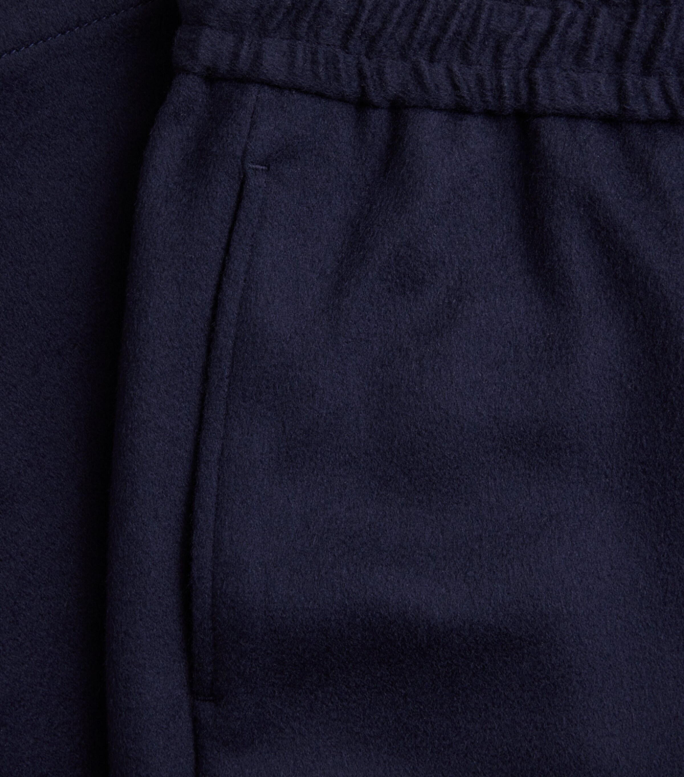 Alan Scott Mens Cashmere-Blend Sweatpants Midnight Image 6