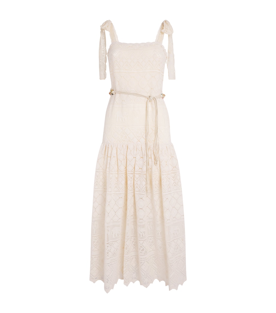 Zimmermann Womens Lace Indra Maxi Dress Tea Image 1