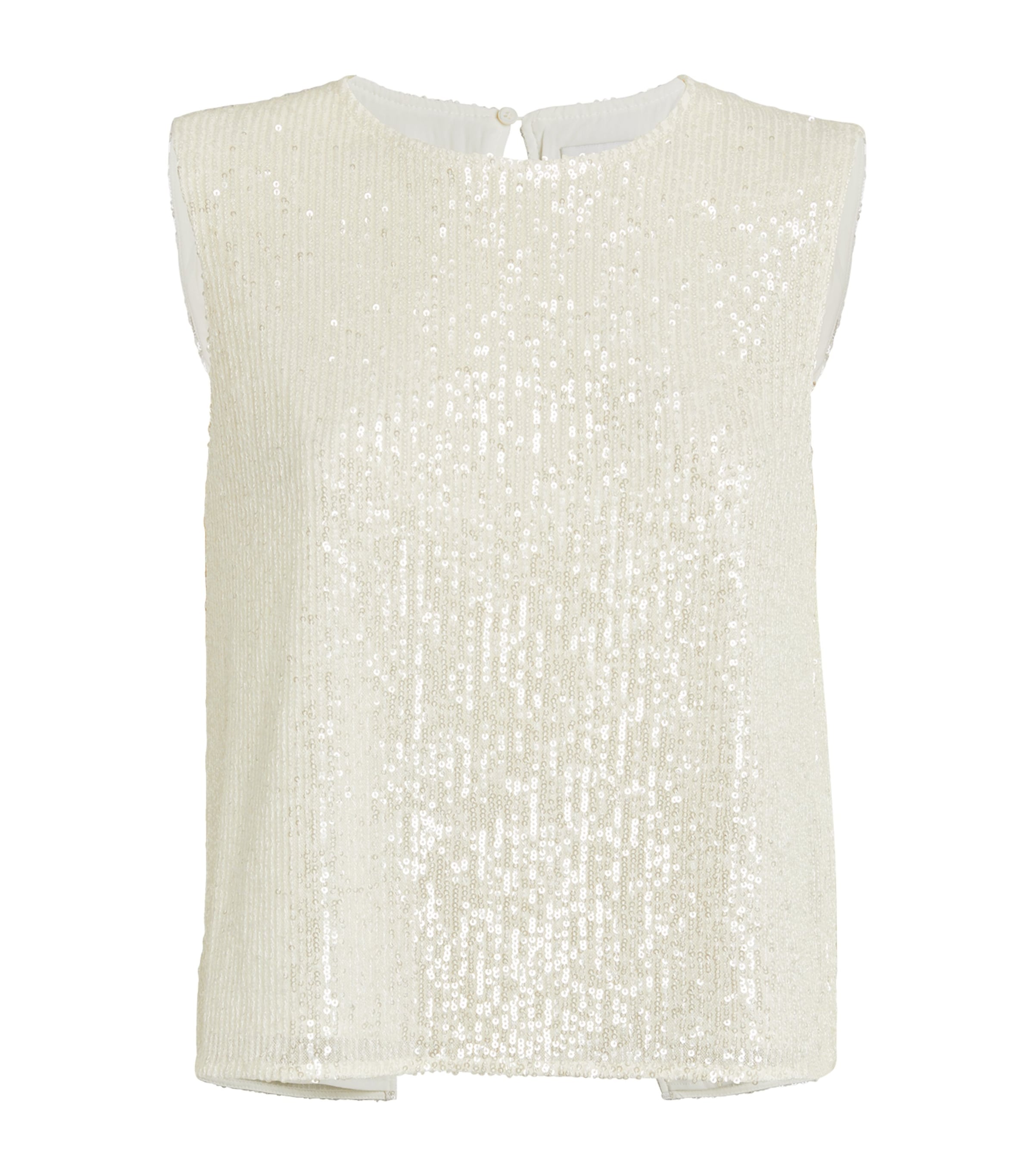 Claudie Pierlot Sequinned Top In Nude