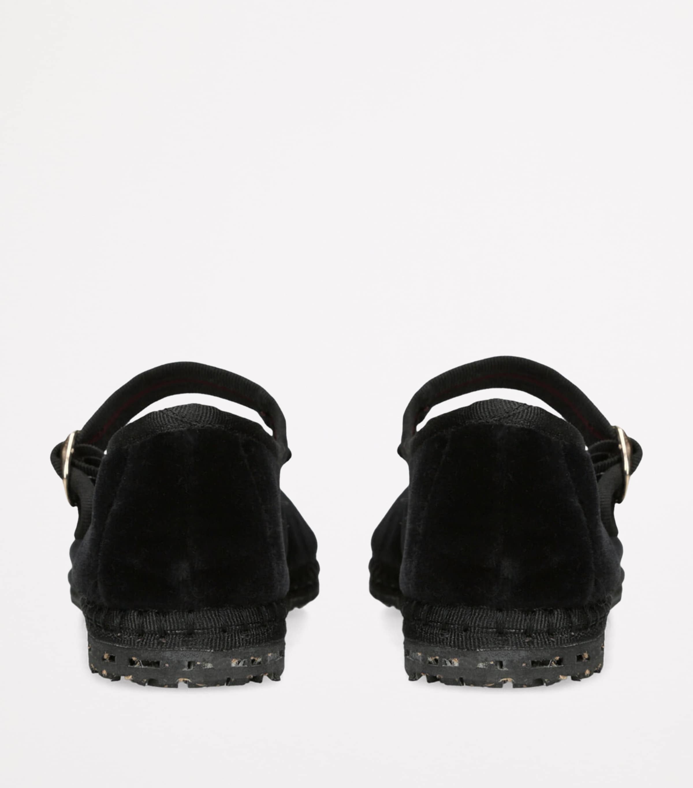 Flabelus Velvet Antonia Mary Janes Black Image 2
