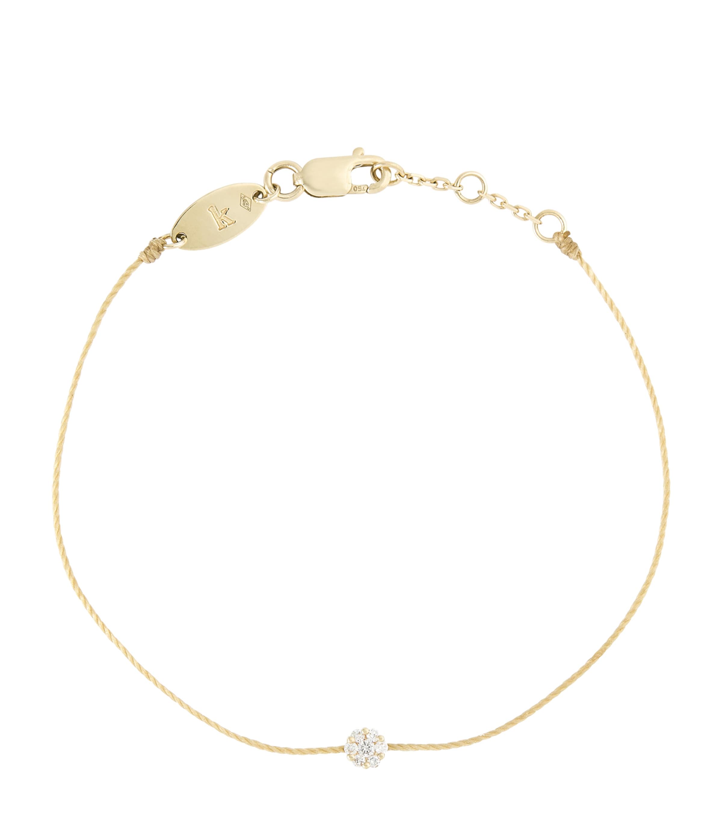 Redline Yellow Gold And Diamond Illusion Bracelet In Gold