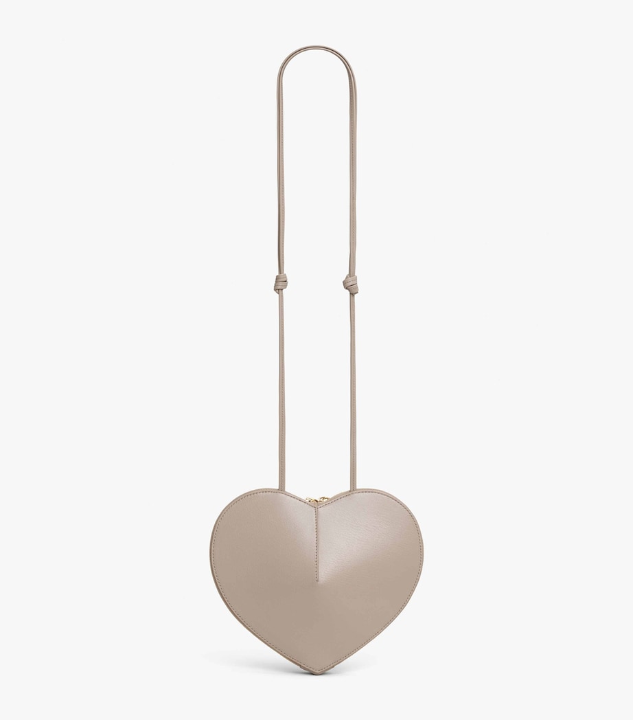 Leather Le Coeur Shoulder Bag GREGE Image 2