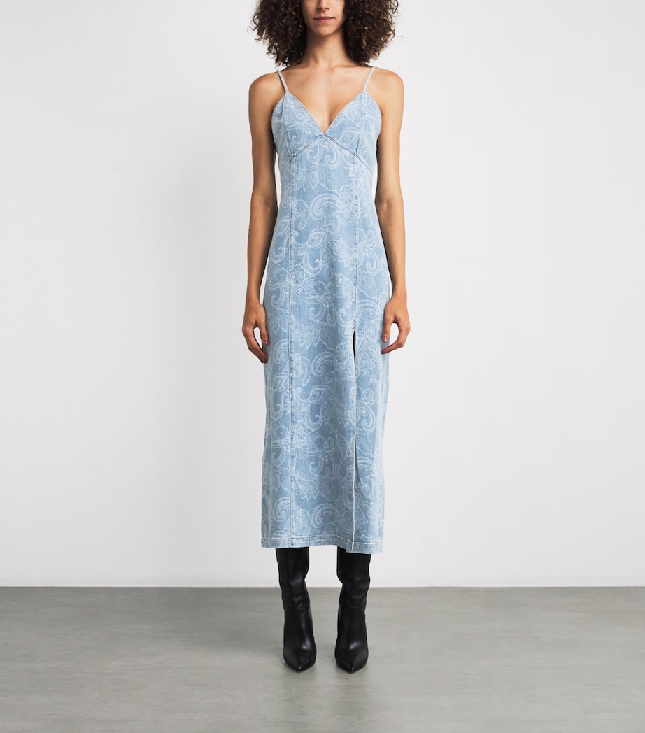 Denim Julietta Midi Dress LASER PAISLEY O496 Image 6