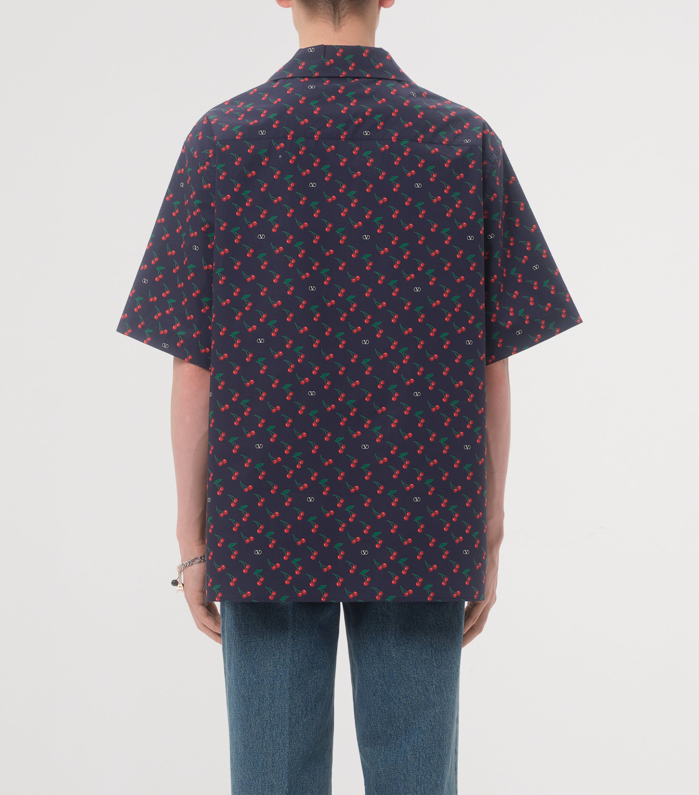 Cotton Cherry Bowling Shirt CZQ Image 4