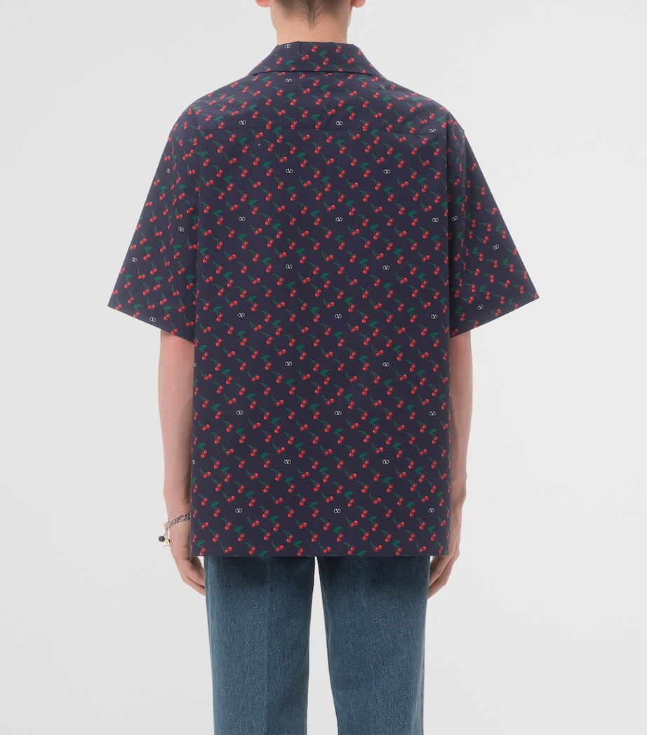 Cotton Cherry Bowling Shirt CZQ Image 4