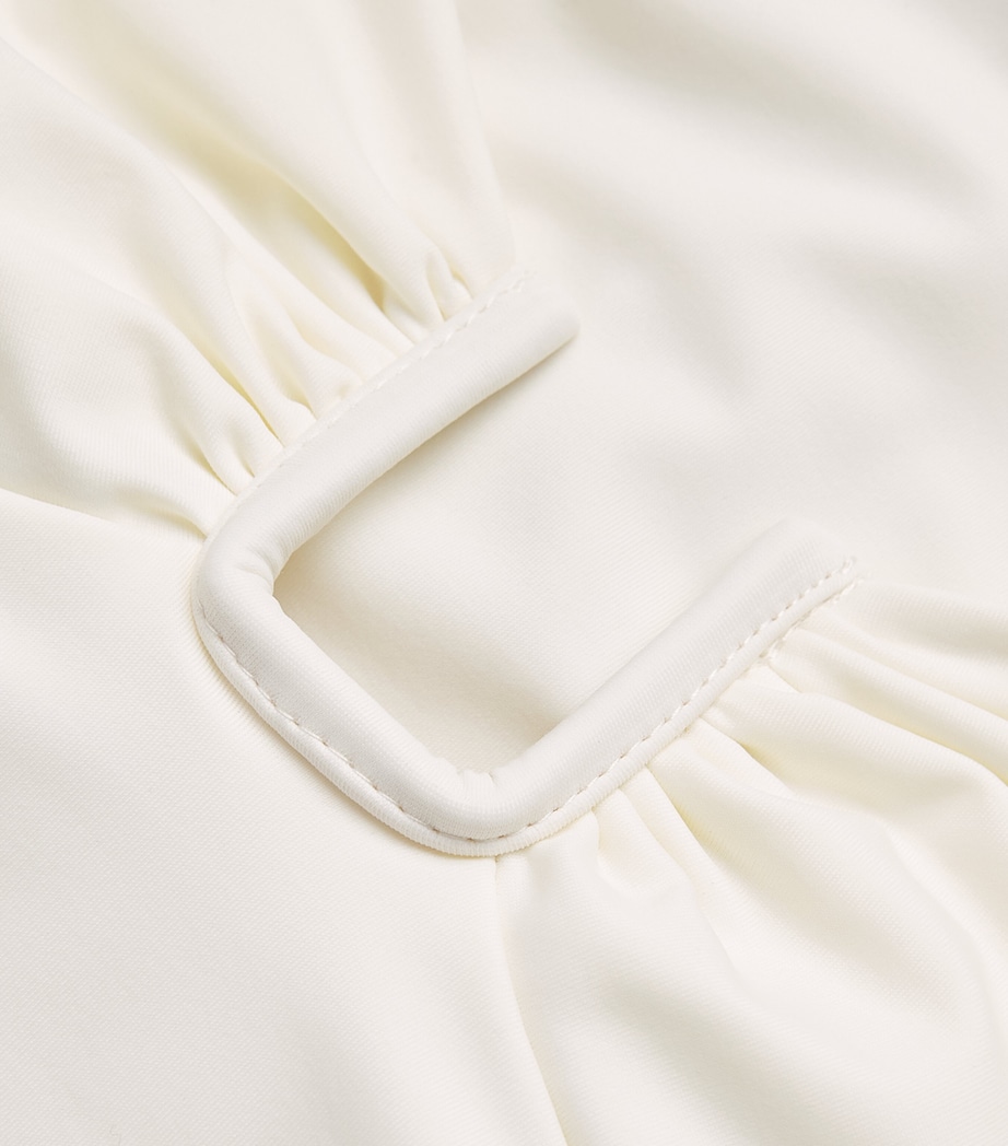 High-Leg Cannes Swimsuit IVORY Image 5