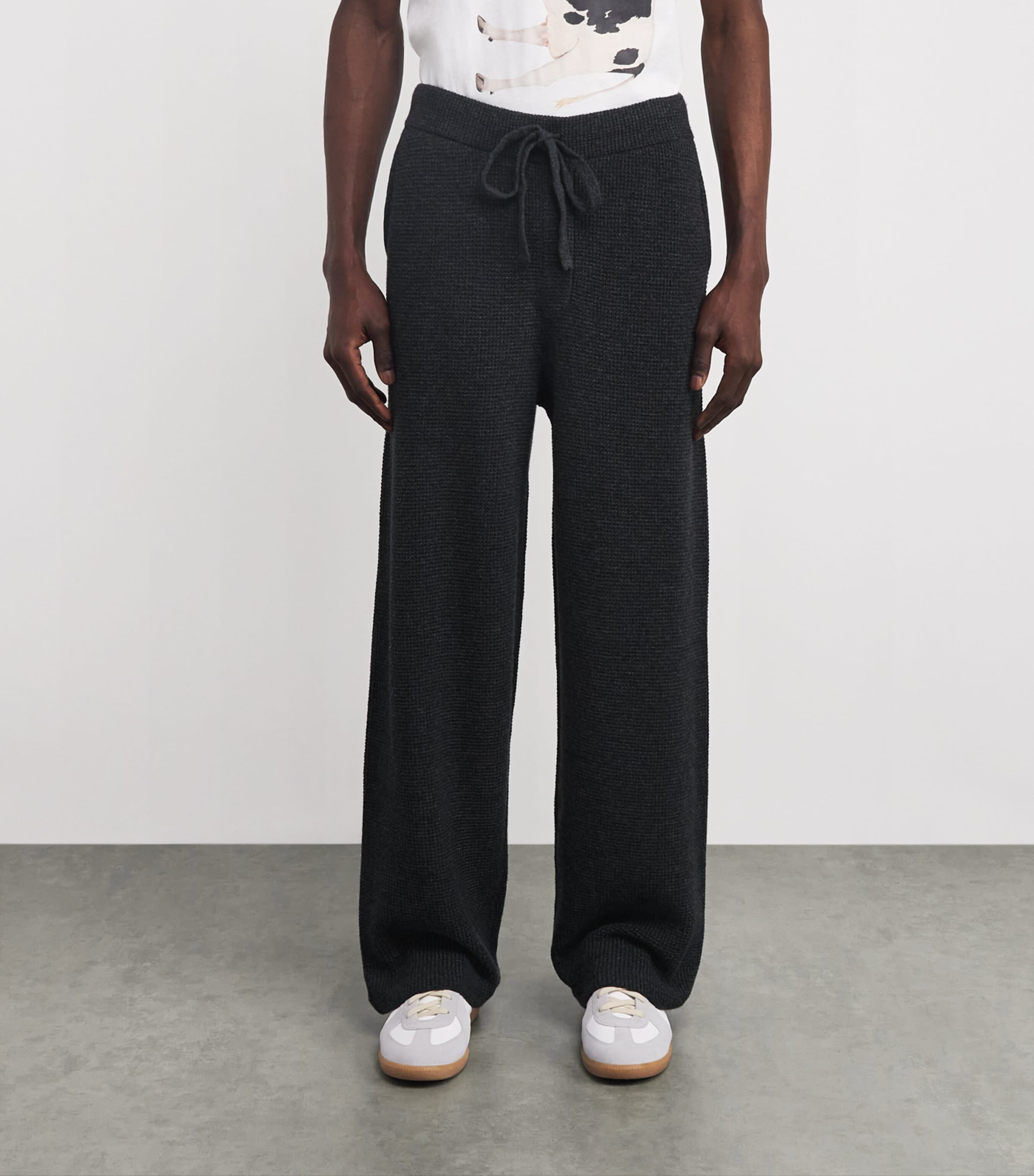 Merino-Cashmere-Blend Willits Sweatpants THUNDER Image 3