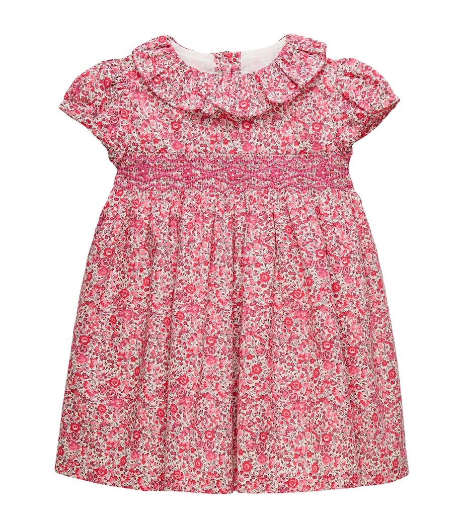 Trotters Pink Cotton Liberty Print Emma Georgina Dress (6-24 Months ...