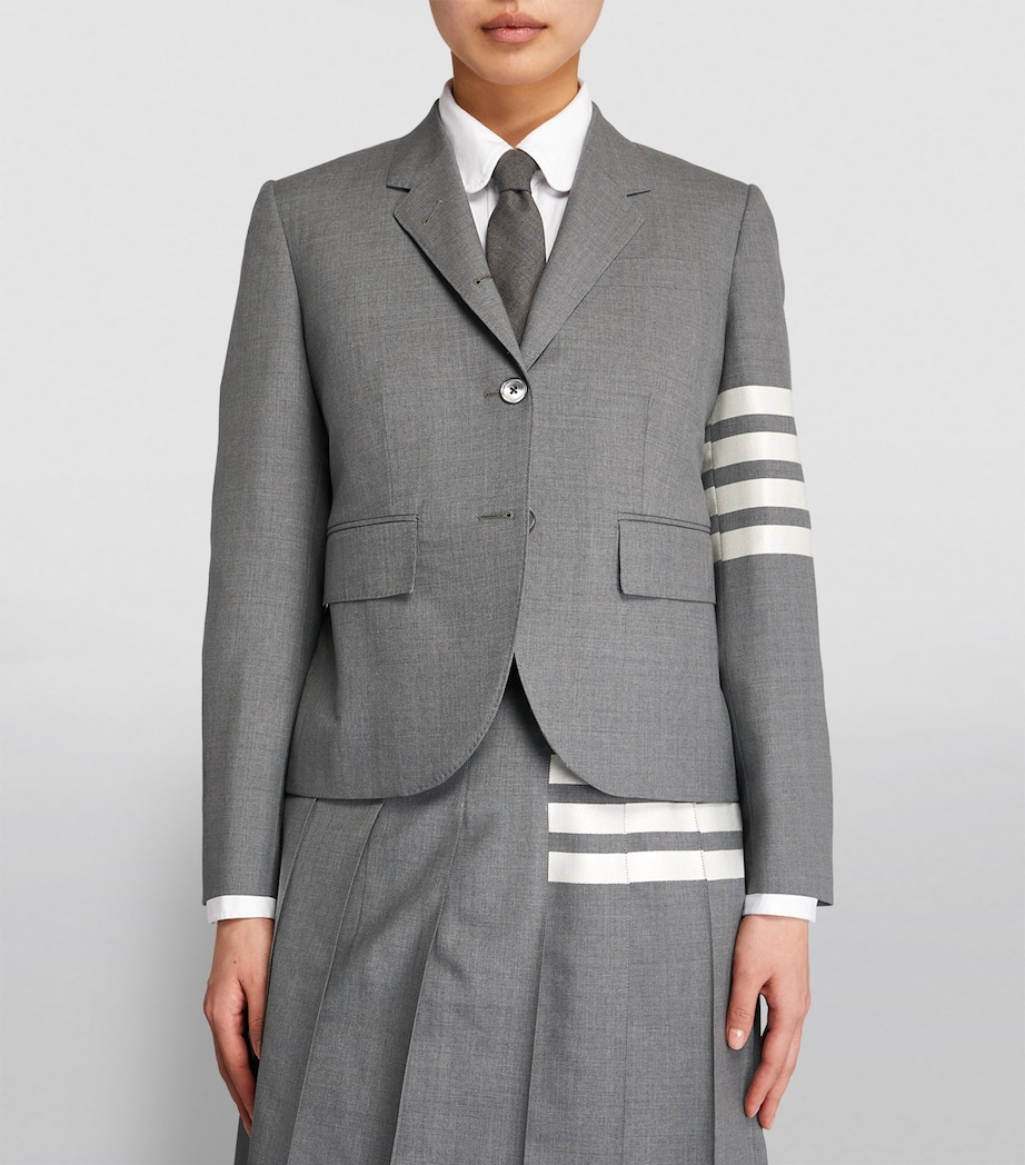 Wool High Armhole Sport Coat MED GREY Image 2
