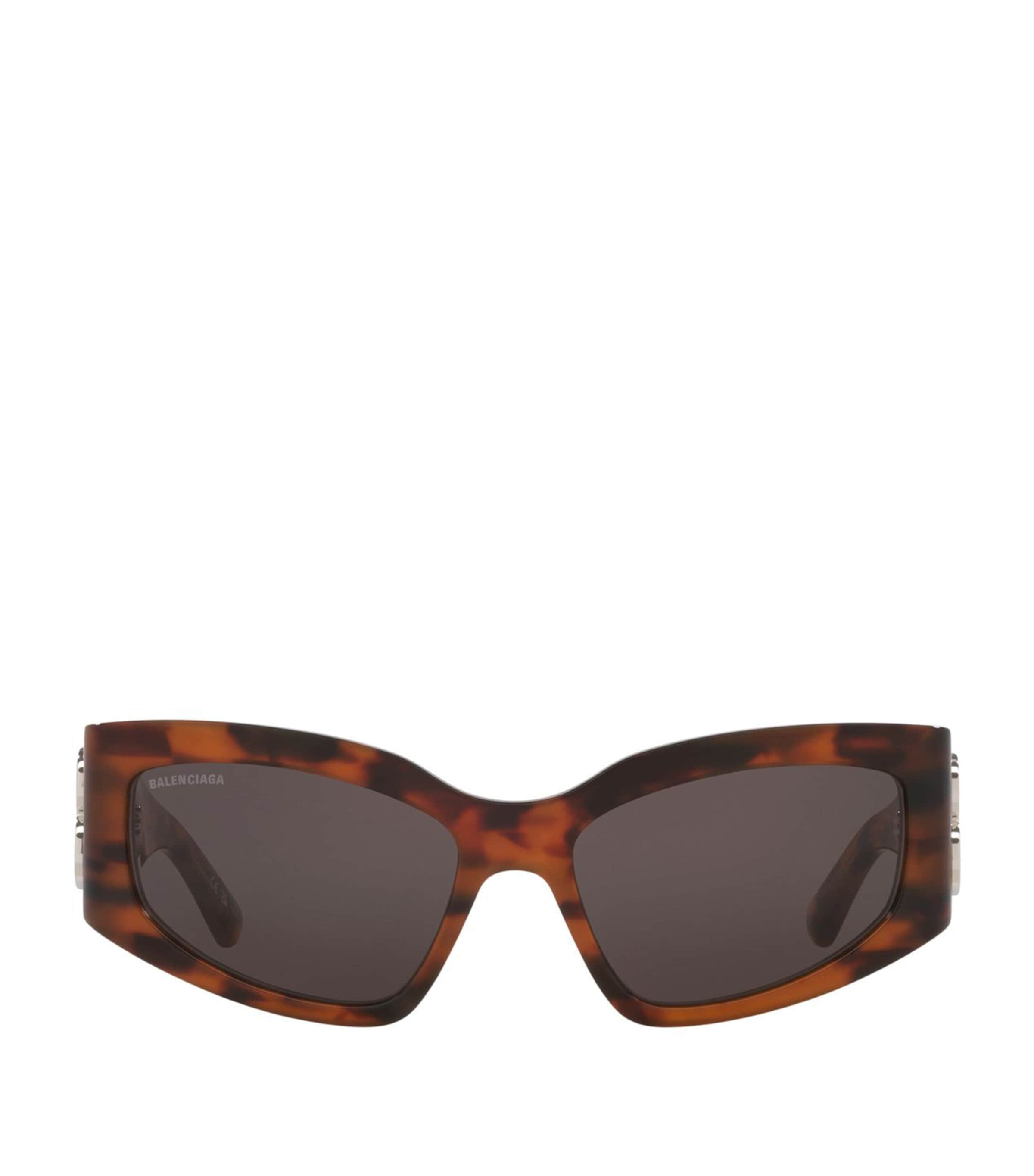 Balenciaga Acetate Bb0321s Sunglasses In Brown