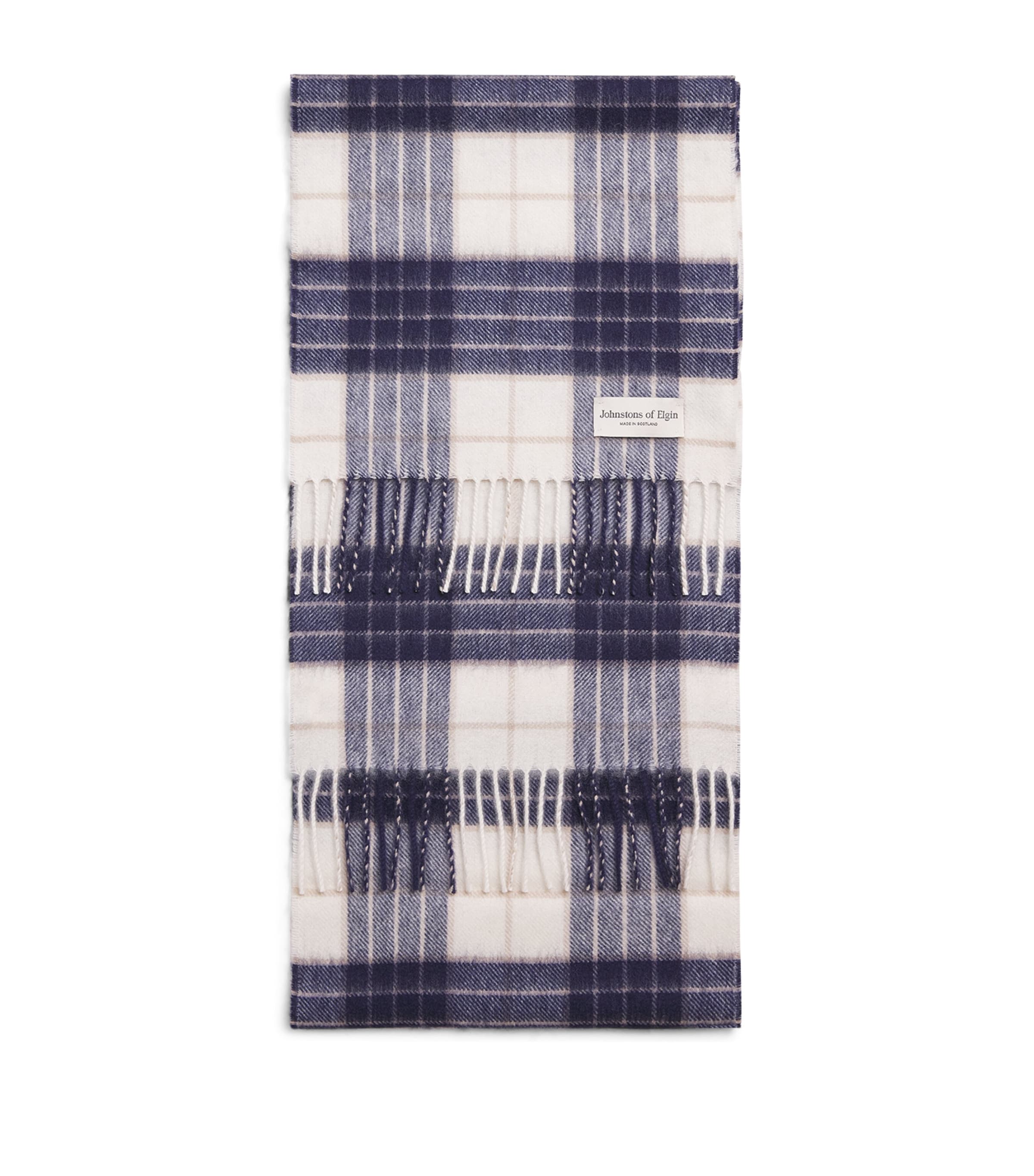 Johnstons Of Elgin Cashmere Tartan Scarf Knockmore Image 1