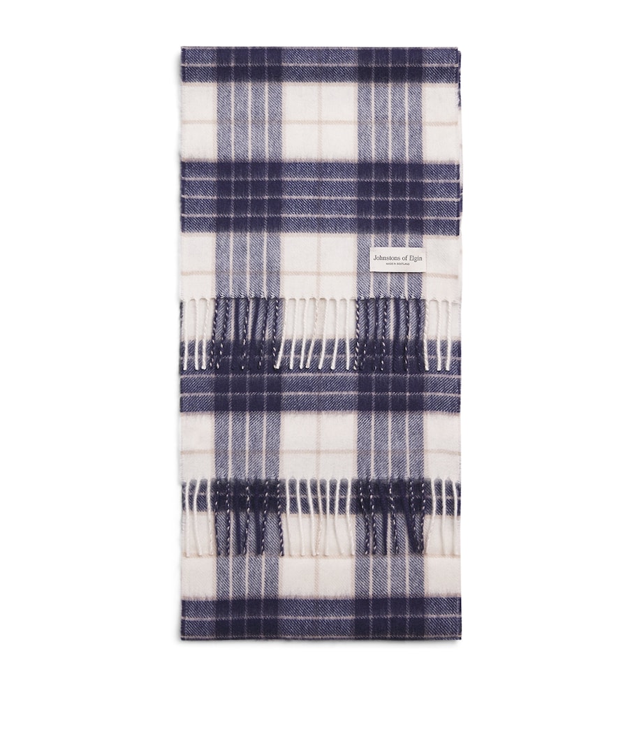 Johnstons Of Elgin Cashmere Tartan Scarf Knockmore Image 1