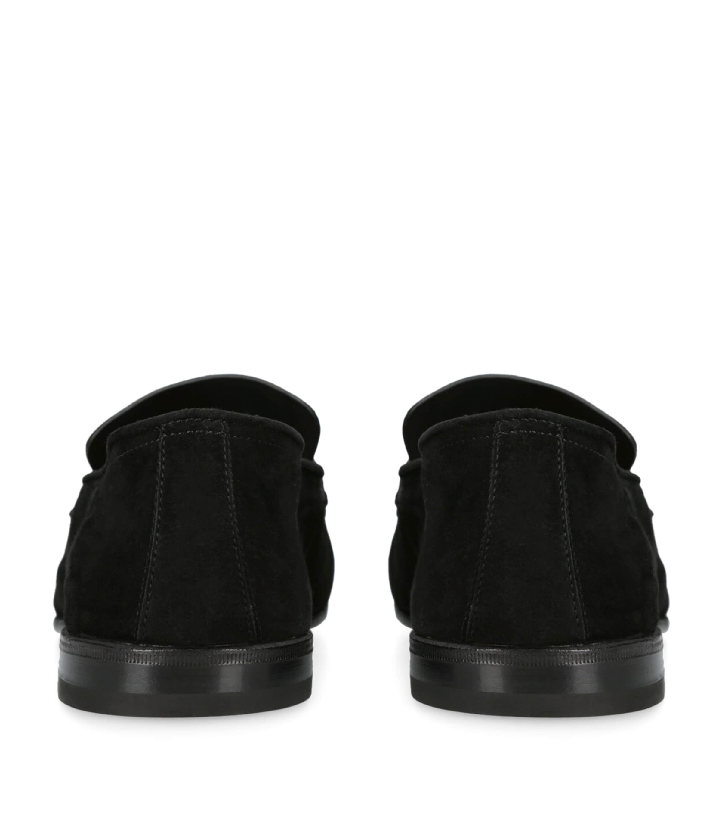 Suede L'Asola Loafers BLACK Image 2