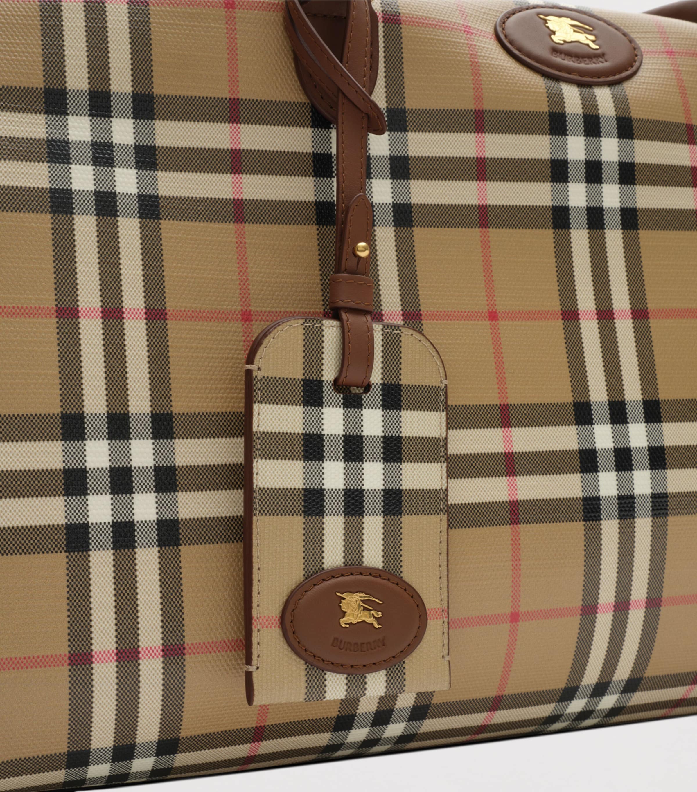 Burberry Cotton Check Luggage Tag Vintage Check Image 3