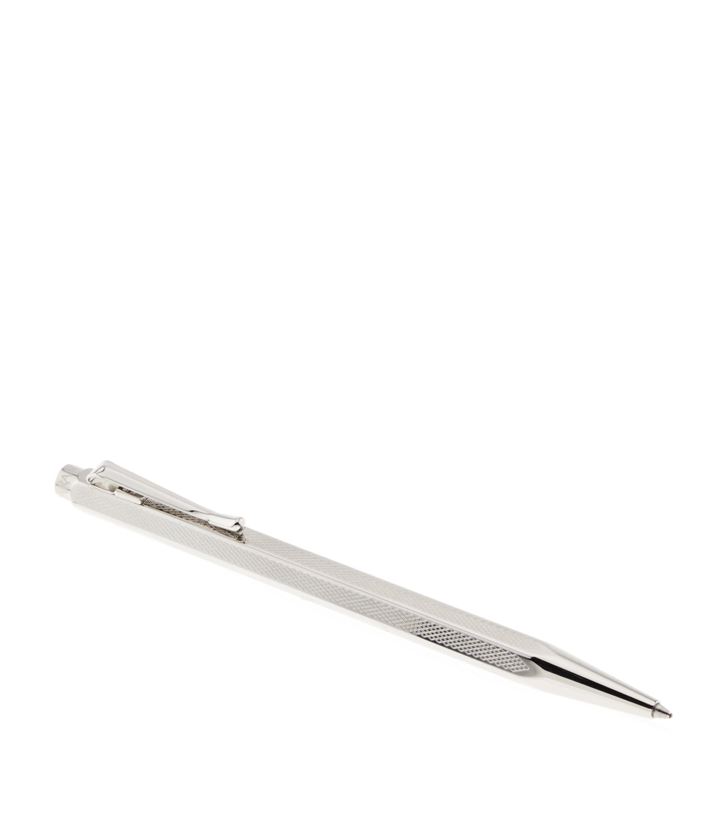 Caran d'Ache Ecridor Retro Ballpoint Pen Silver Image 2