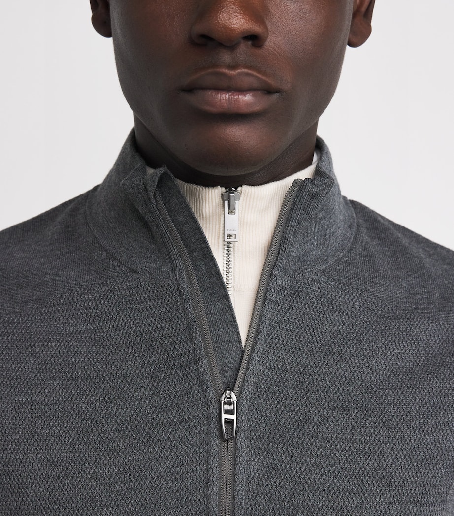 COOLMAX Zip-Up Sweater Vest FORTRESS GREY Image 6