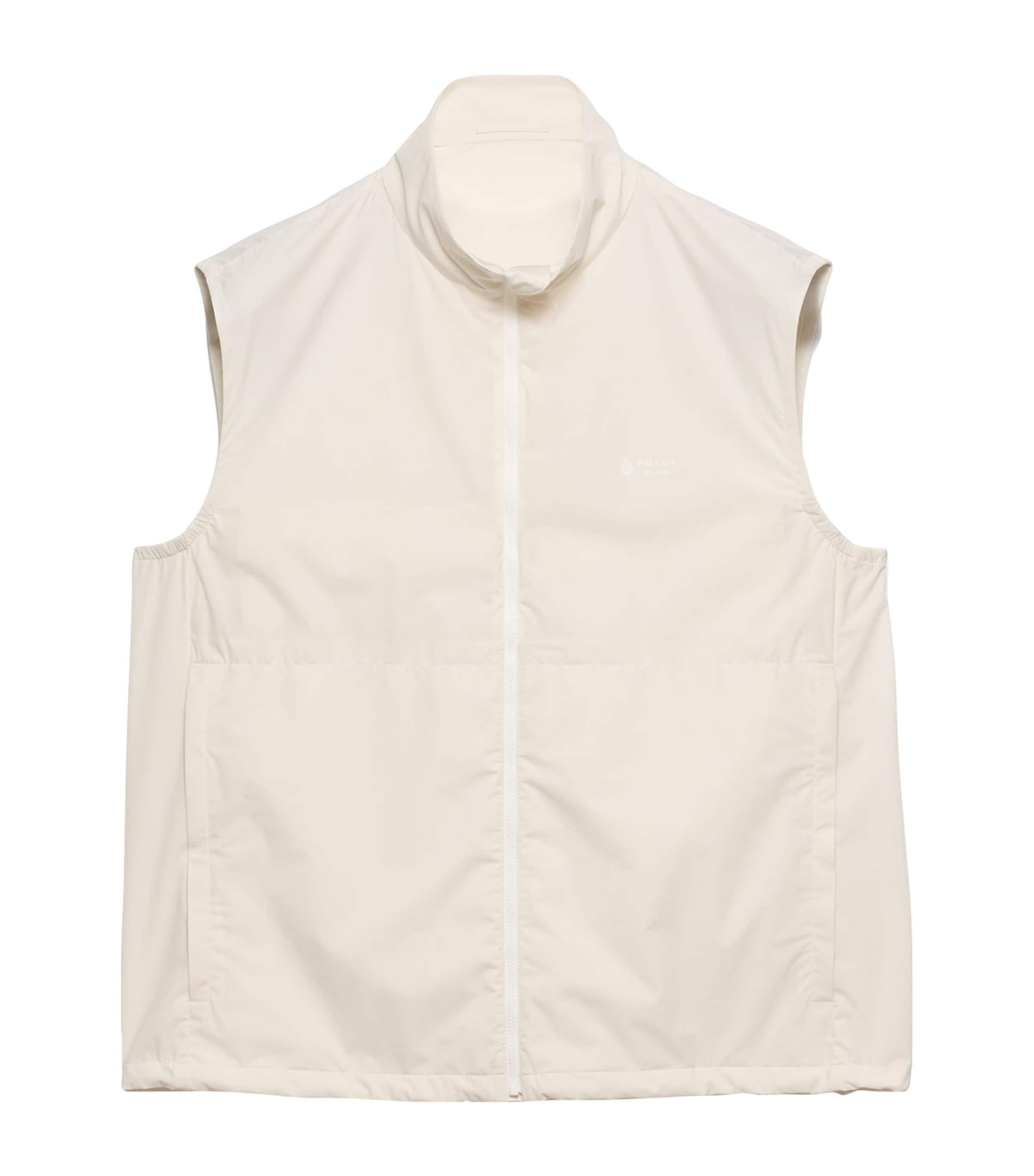 Prada Mens Re-Nylon Gilet Neutral Image 1