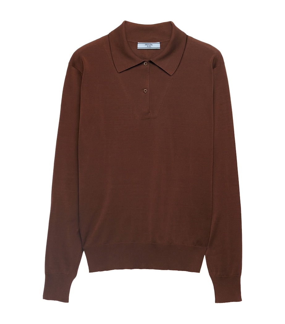 Cotton Polo Sweatshirt F0324 Image 1