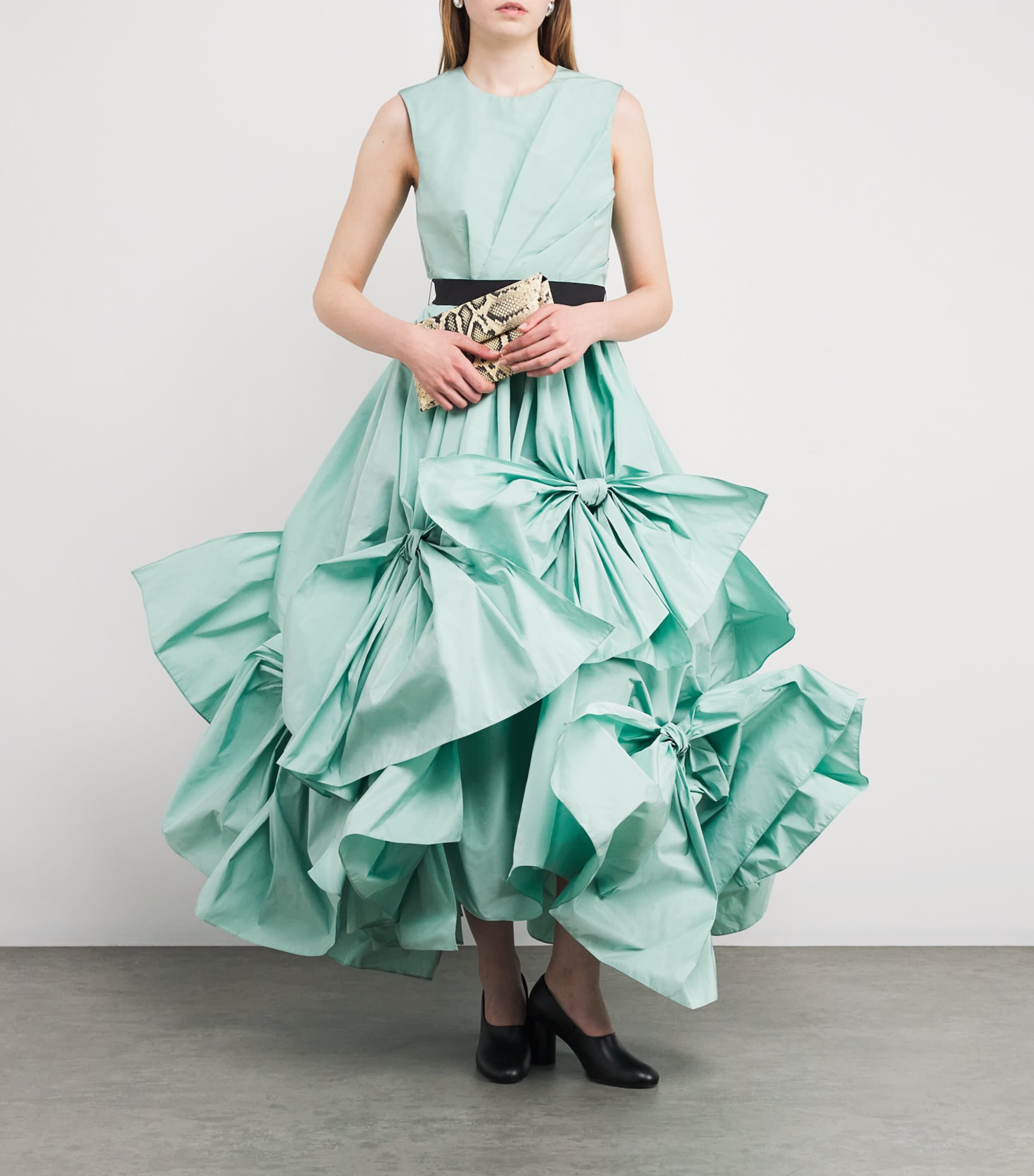 Roksanda Green Nisra Midi Dress | Harrods US