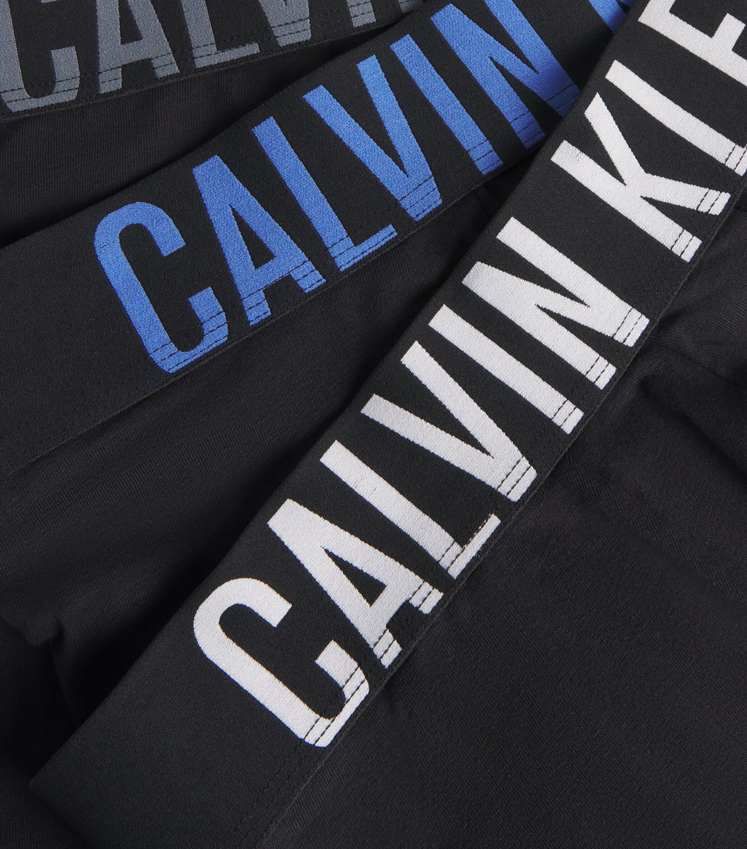 Calvin Klein Mens Cotton Intense Power Boxer Briefs (Pack of 3) Black Bodies W/ Turb Image 5