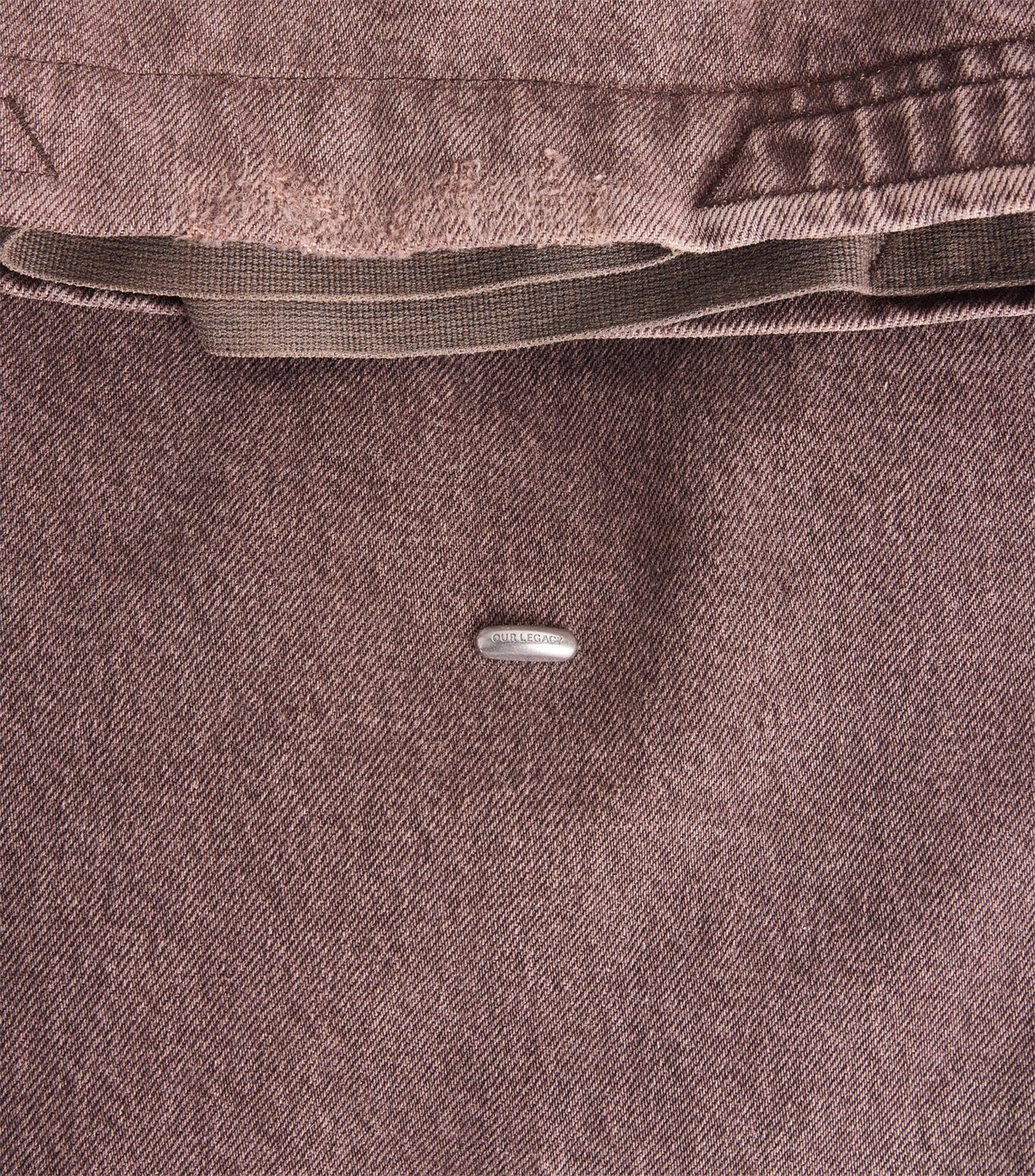 Our Legacy Organic Cotton Messenger Bag Overdyed Choco Melon Image 6