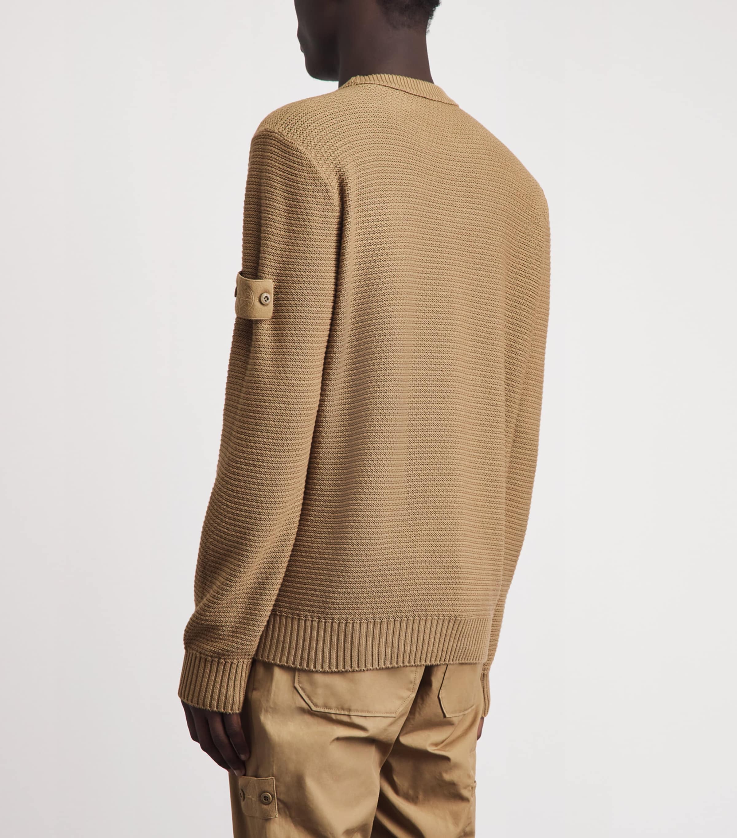 Stone Island Mens Cotton-Cashmere Ghost Sweater Image 5