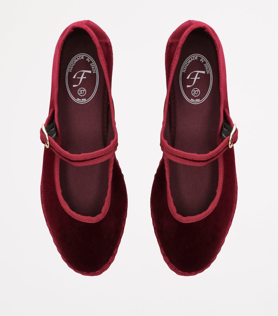 Velvet Lucrecia Mary Janes WINE Image 4