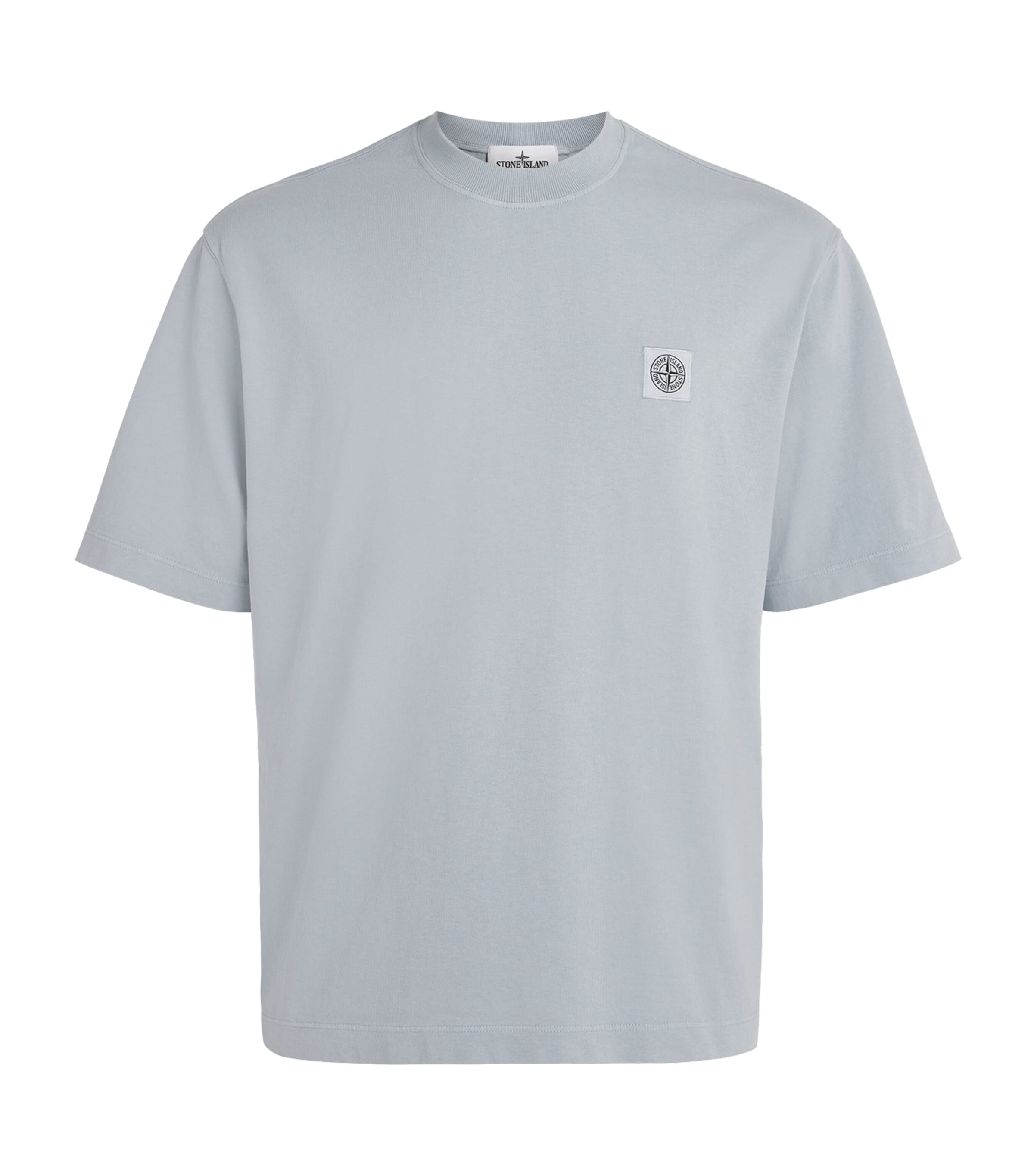 Stone Island Mens Cotton Logo T-Shirt Image 1