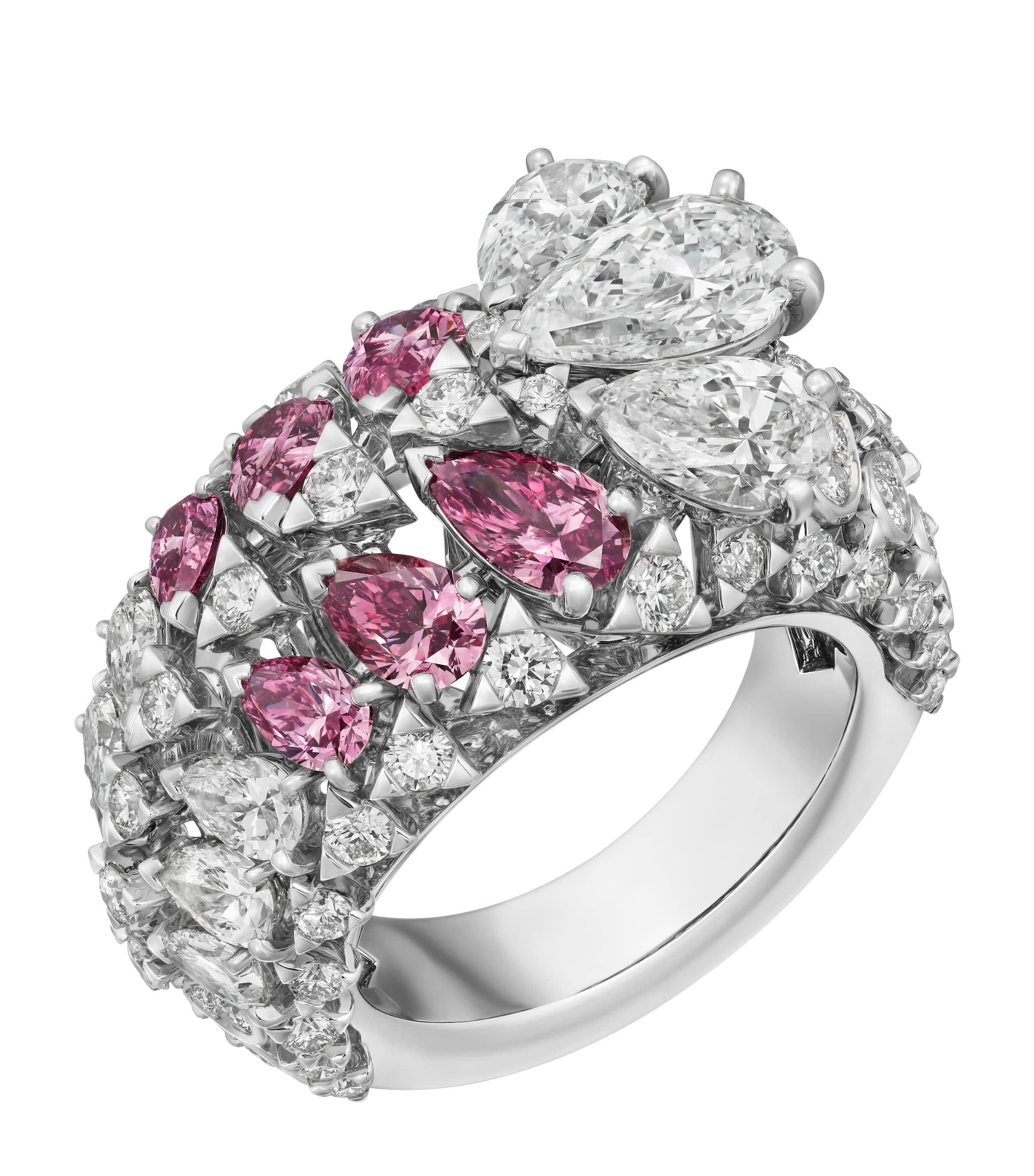 Cartier Platinum and Diamond Auralis Ring Platinum Image 1