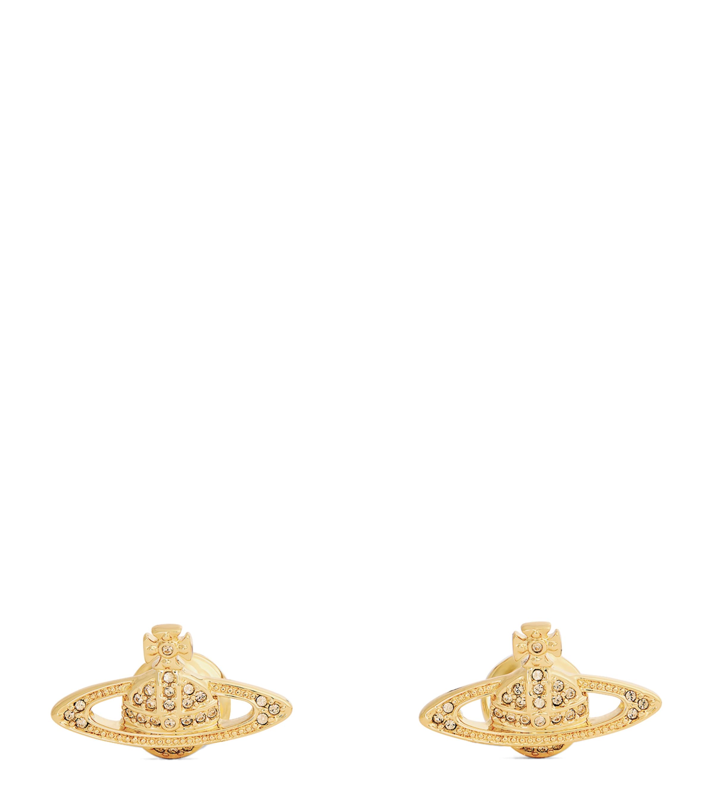 Vivienne Westwood Gold Mini Bas Relief Orb Cufflinks