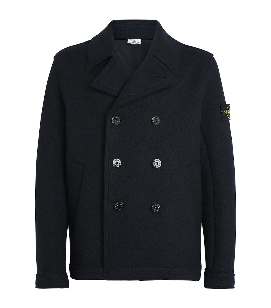 Wool Felted Compass Pea Coat V0020 Image 1